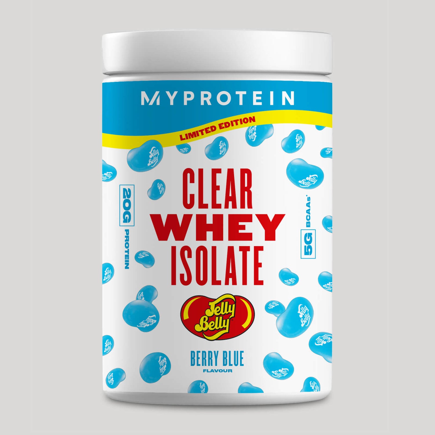 Clear Whey Isolate – Jelly Belly® - 20servings - Berry Blue