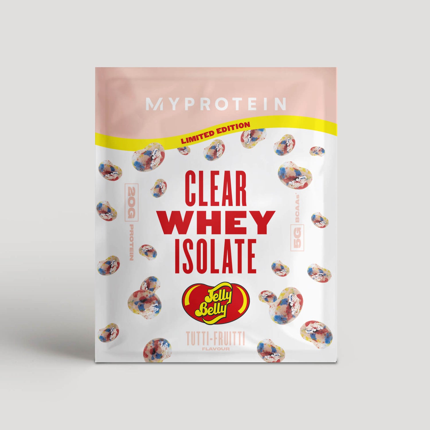 Clear Whey Isolate – Jelly Belly® (Sample) - 1servings - Tutti-Fruitti