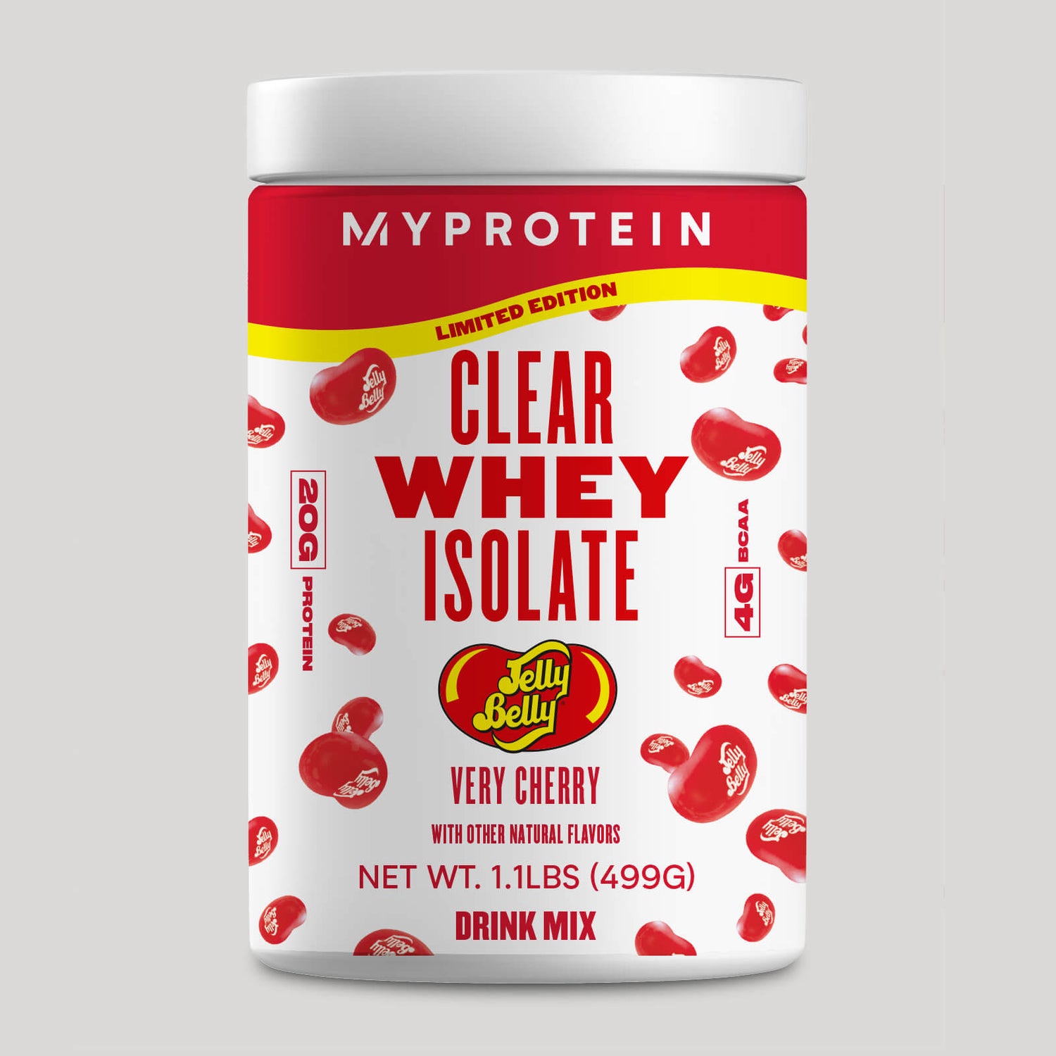 Clear Whey Isolate – Jelly Belly® Edition - 20servings - Very Cherry