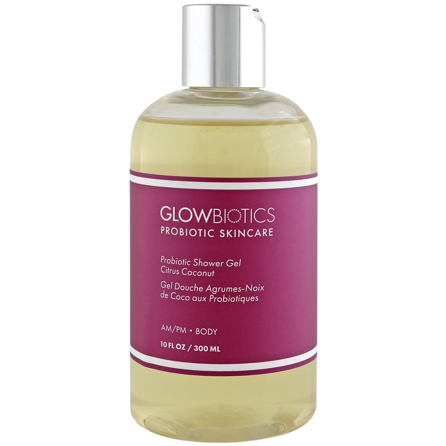 Glowbiotics MD Probiotic Bath and Shower Gel - Citrus Coconut 10 oz