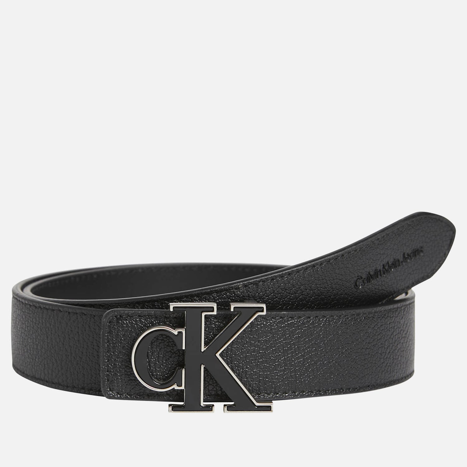 Calvin Klein Jeans Women's Mono Hardware Outline Belt 30mm - Black - 80cm