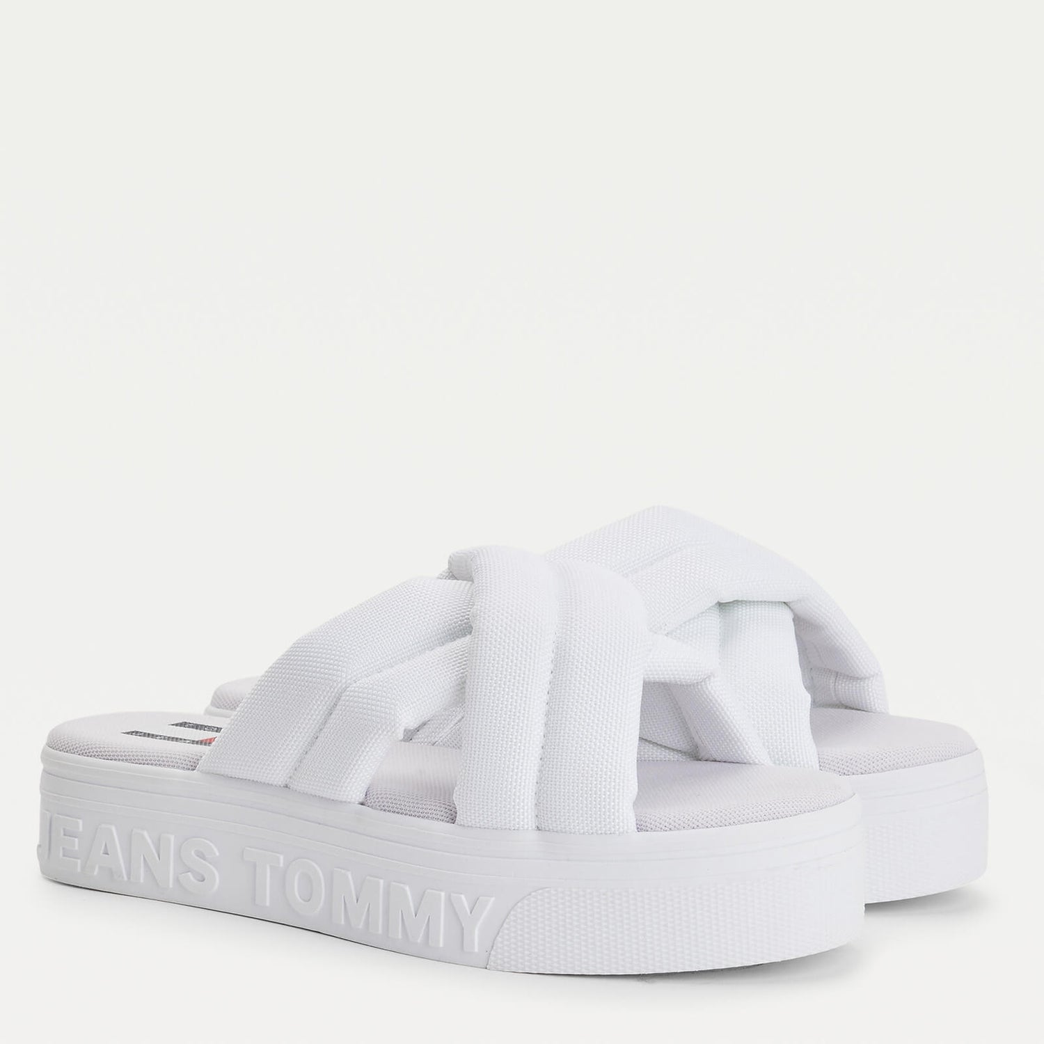 Tommy Jeans Women's Flatform Sandals - White - UK 3.5