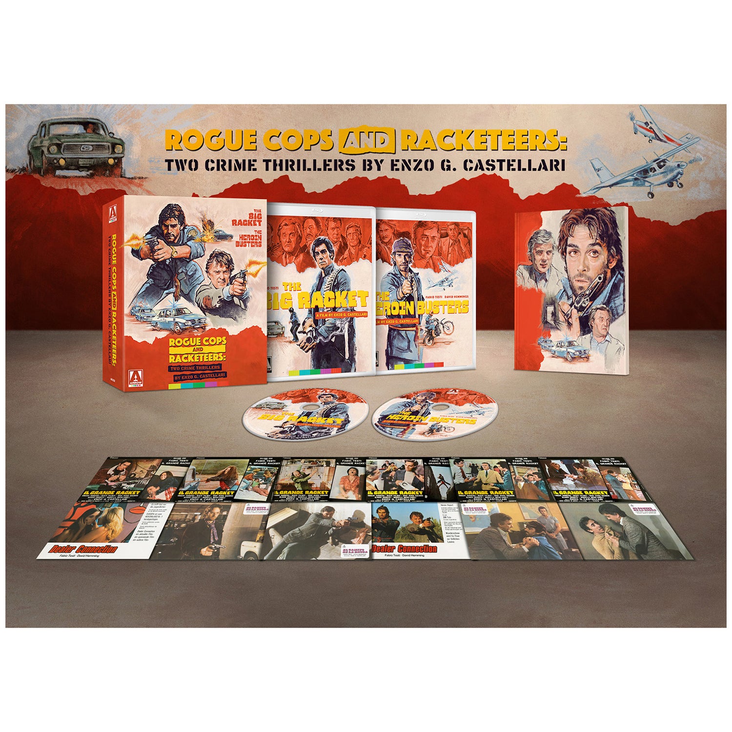 Rogue Cops And Racketeers | Two Crime Thrillers By Enzo G. Castellari | Limited Edition Blu-ray
