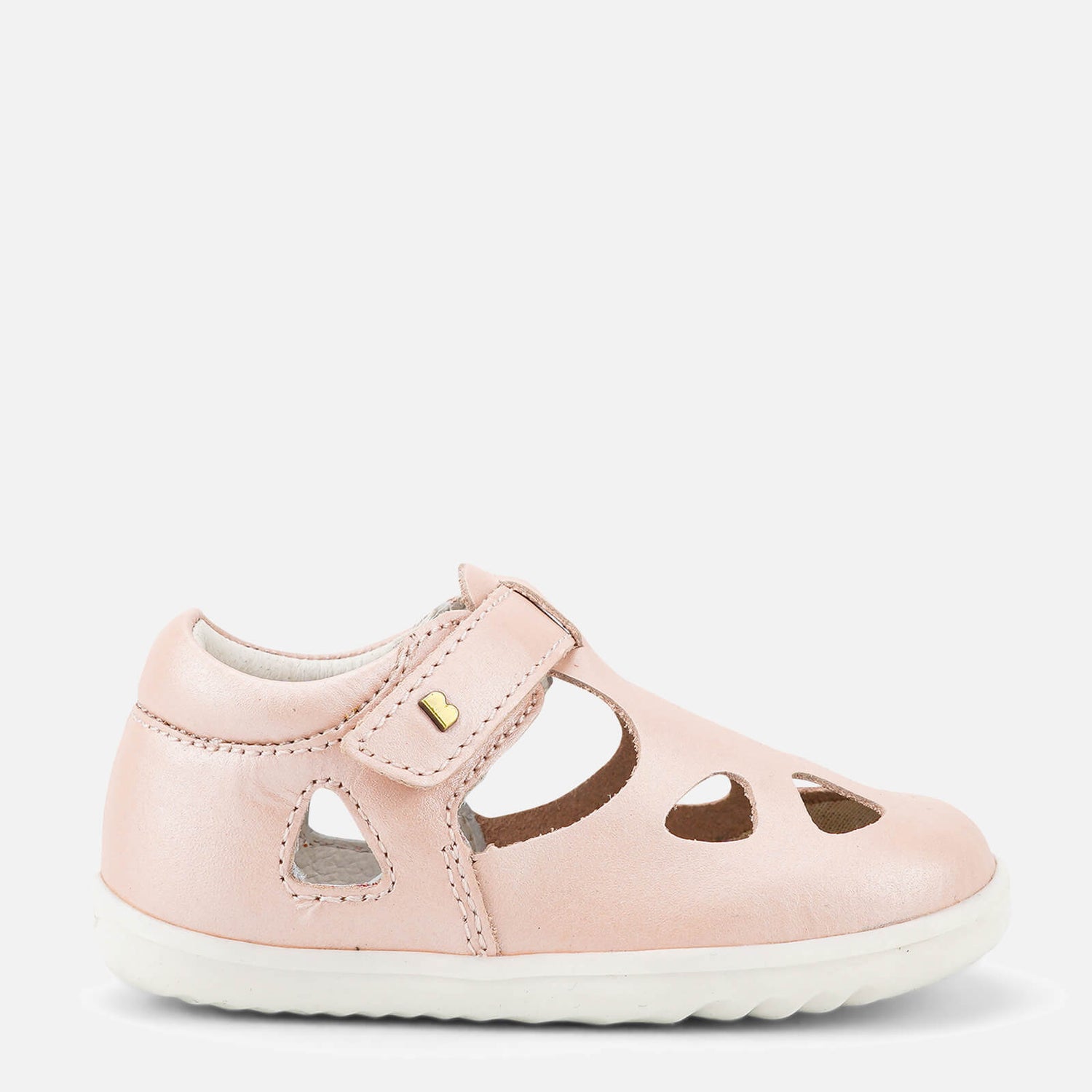 Bobux Girls' Step Up Zap II Sandals - Seashell Shimmer - UK 5 Toddler