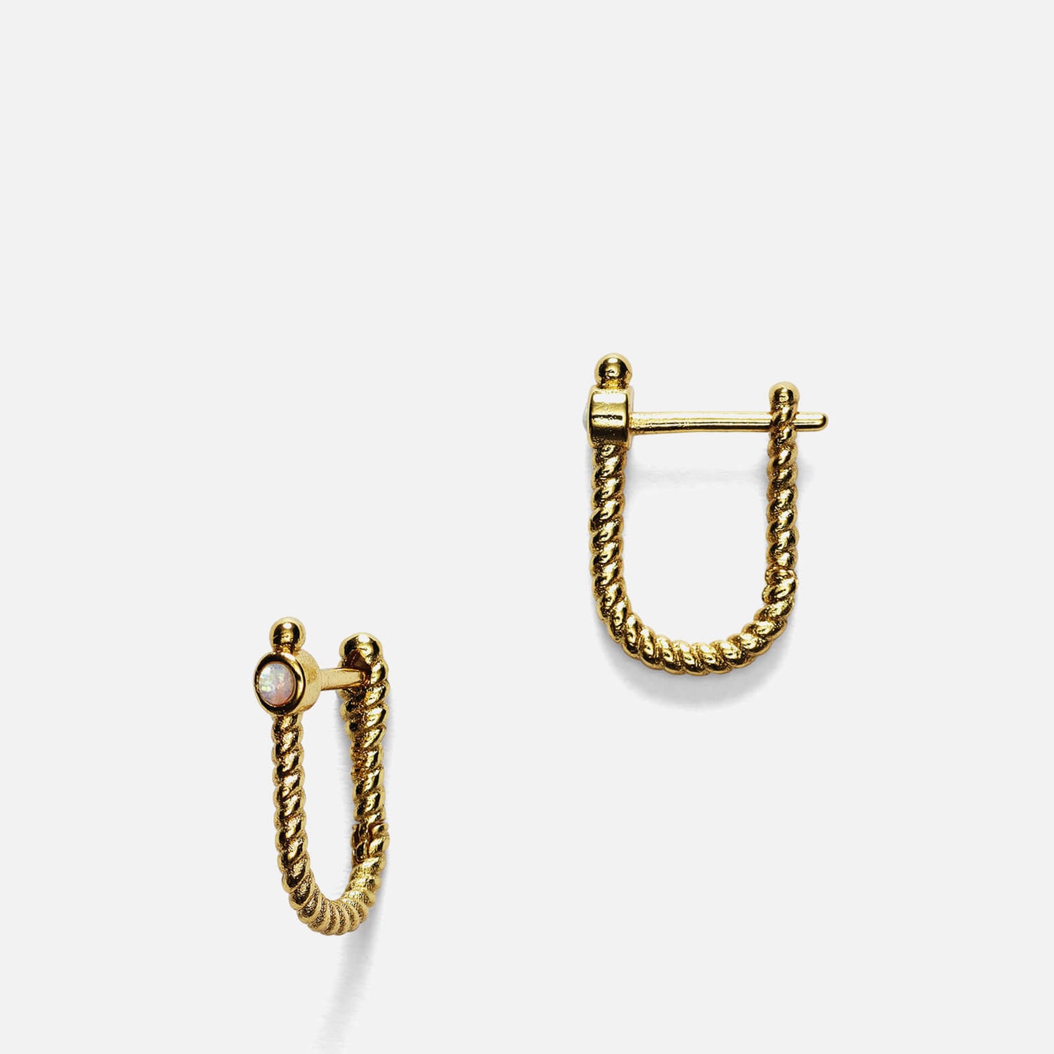 Anni Lu Women's Golden Rope Earrings - Gold