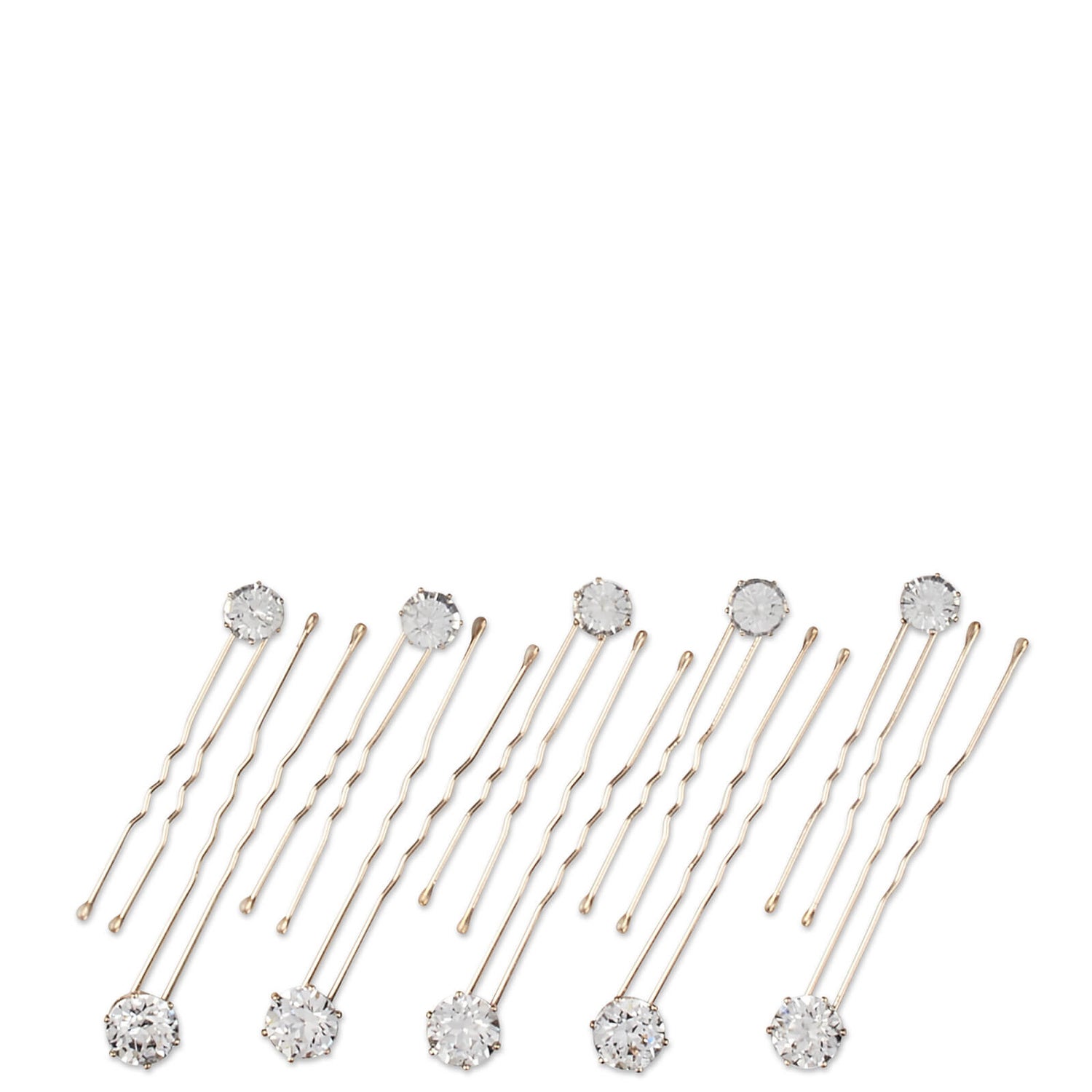 Scunci Basik Edition Mixed Size Stone Head Pins (10 Pack)
