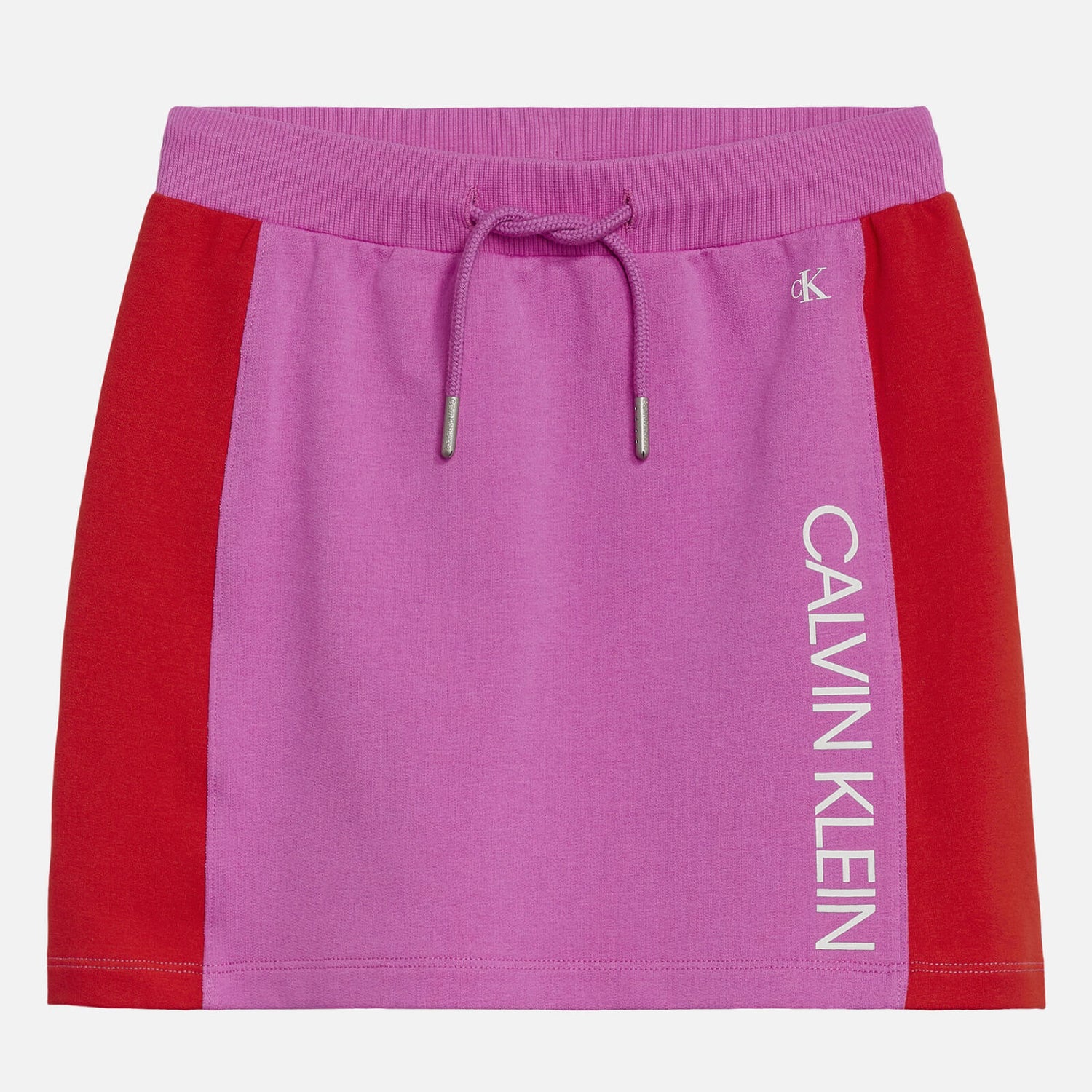Calvin Klein Girls Colour Block Skirt - Lucky Pink