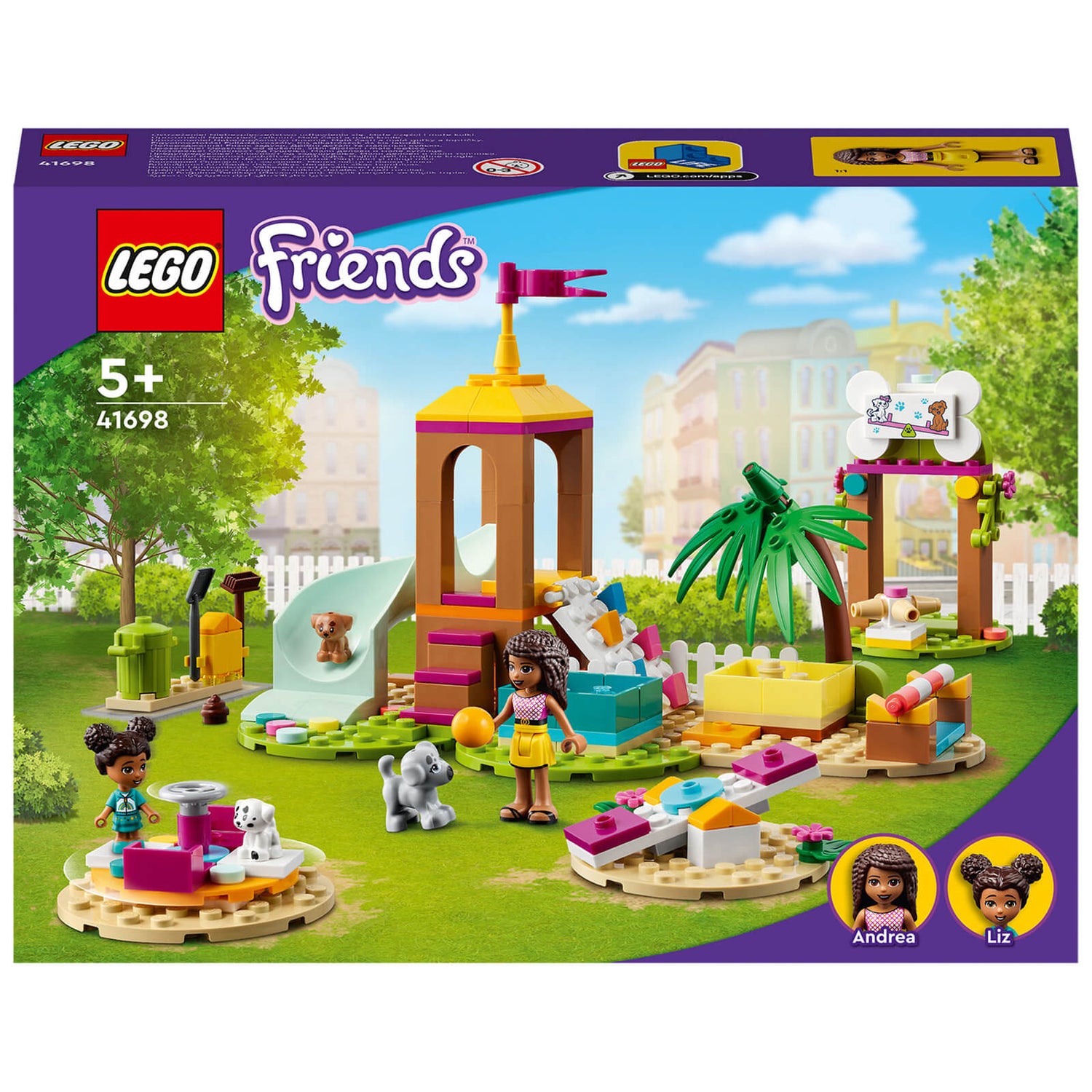 R tilbede Borger LEGO Friends: Pet Playground Puppy Play Set with Andrea (41698) Toys -  Zavvi US