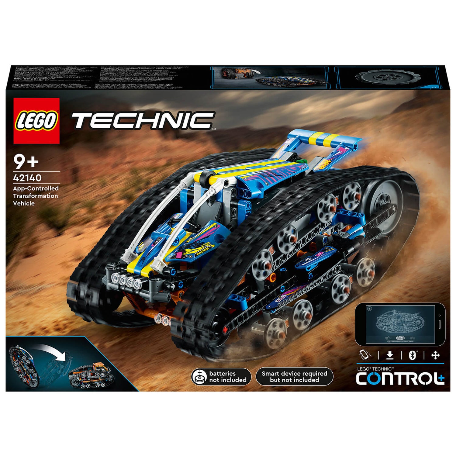 LEGO App-Controlled Transformation RC Vehicle (42140) Toys - Zavvi US
