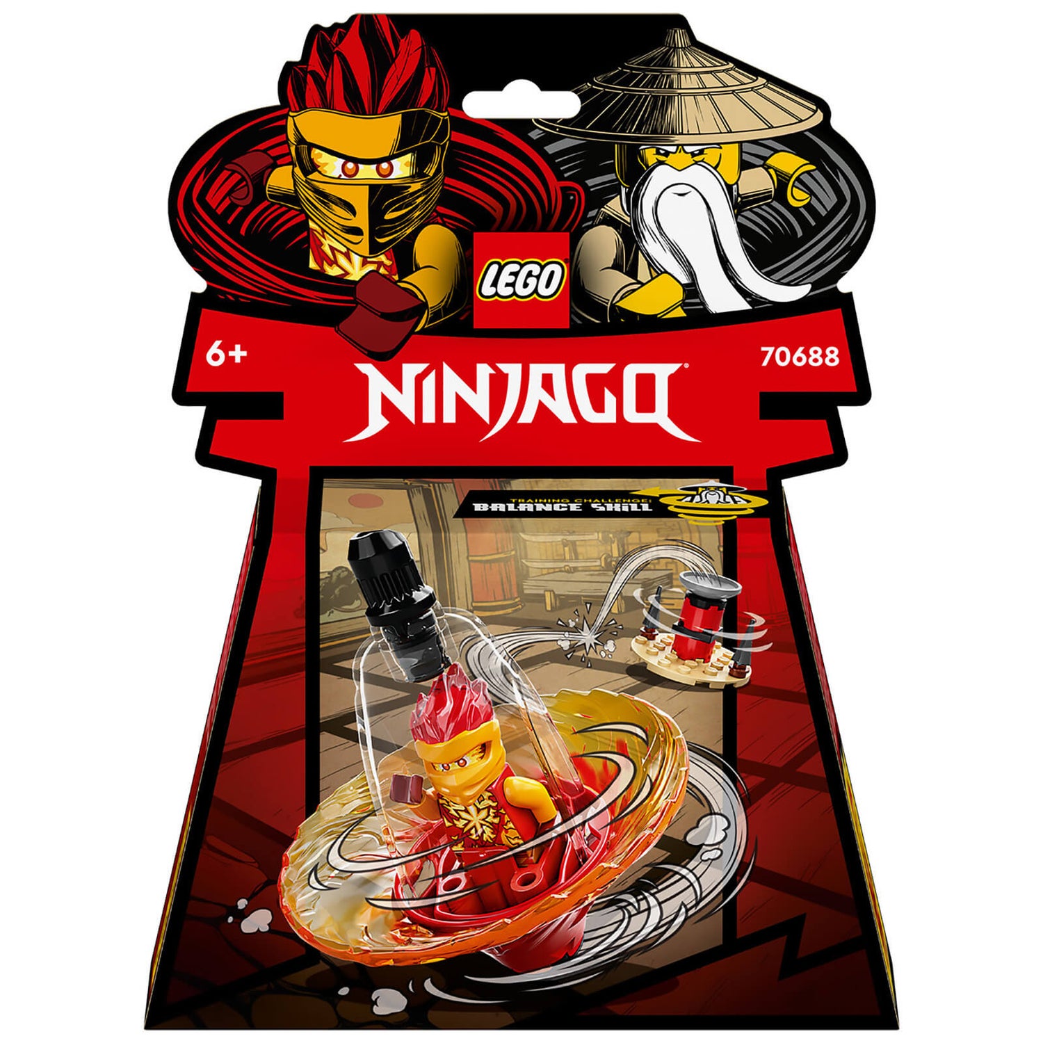 LEGO NINJAGO: Kai’s Spinjitzu Ninja Training Spin Toy (70688)