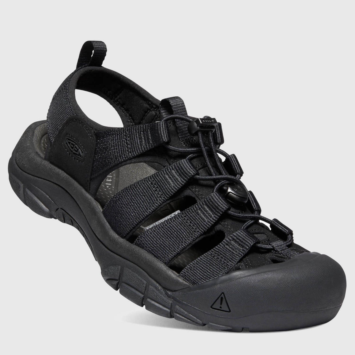 Keen Men's Newport H2 Sandals - Triple Black - UK 7