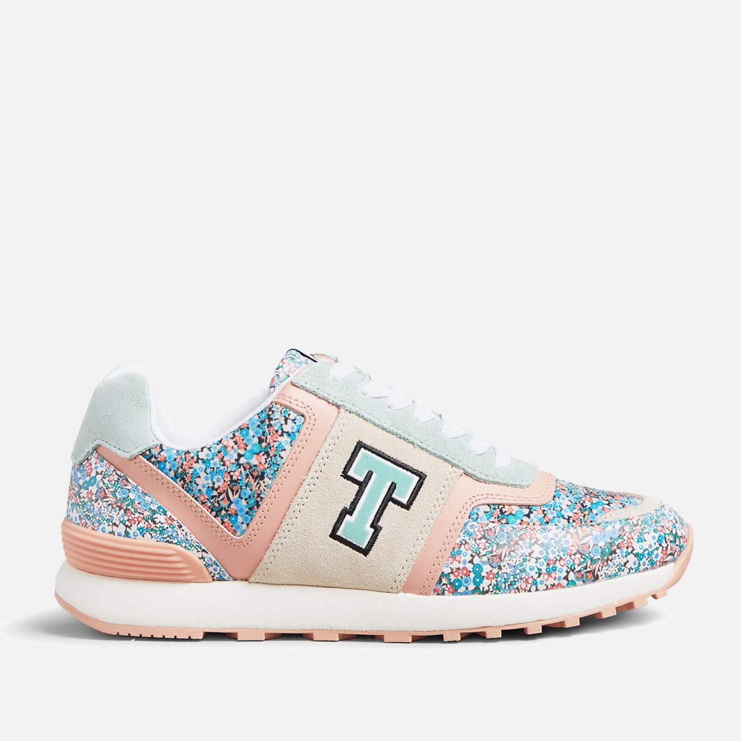 Ted Baker Tynnah Running Style Floral Leather Trainers - UK 3