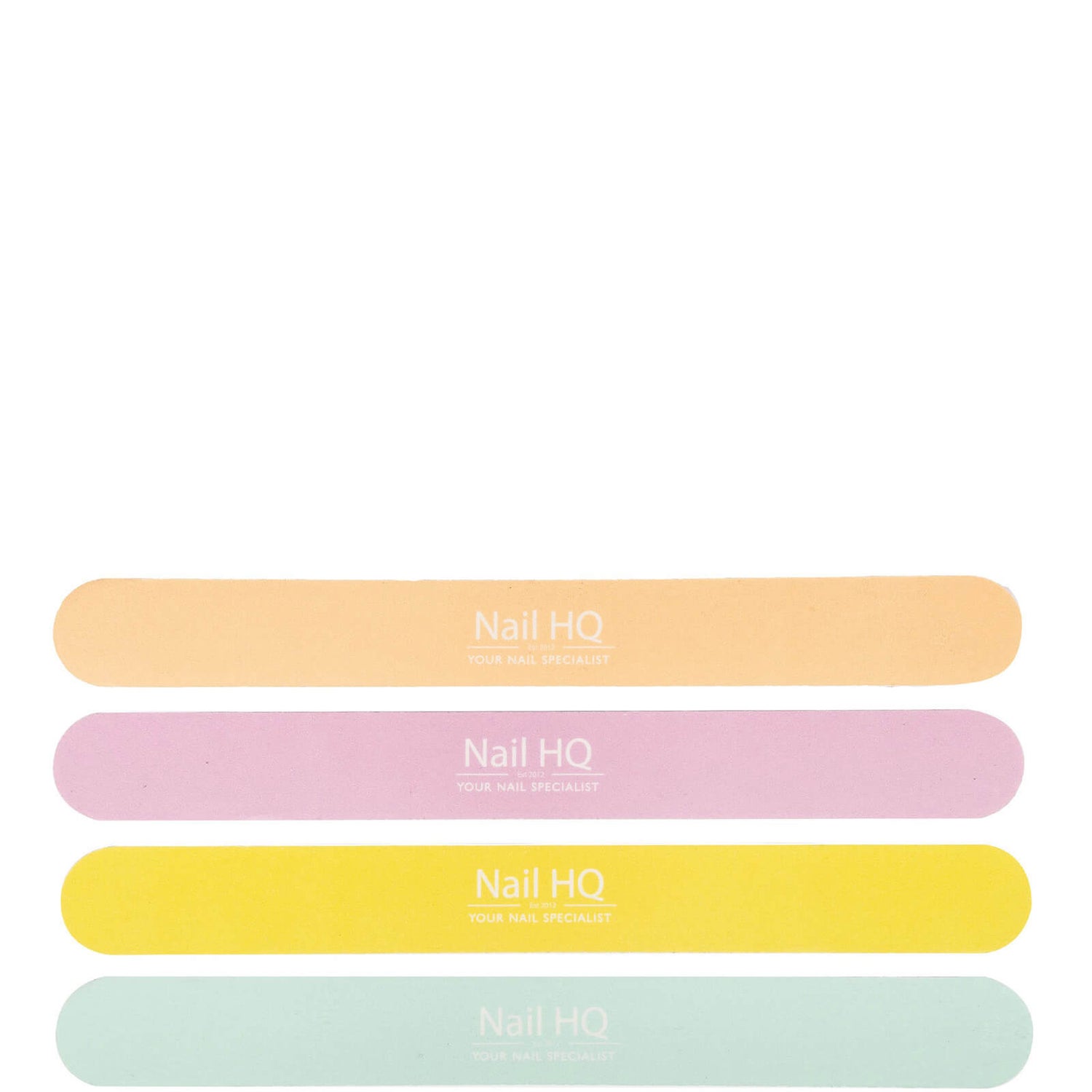 Nail HQ Coloured Nail Files (Pack of 4)