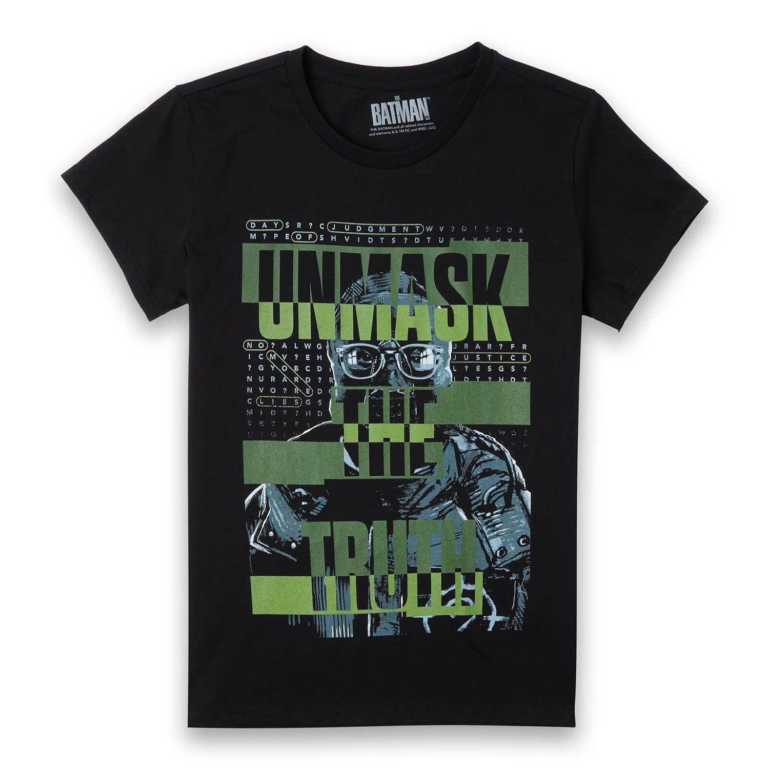 The Batman Unmask The Truth Women's T-Shirt - Black