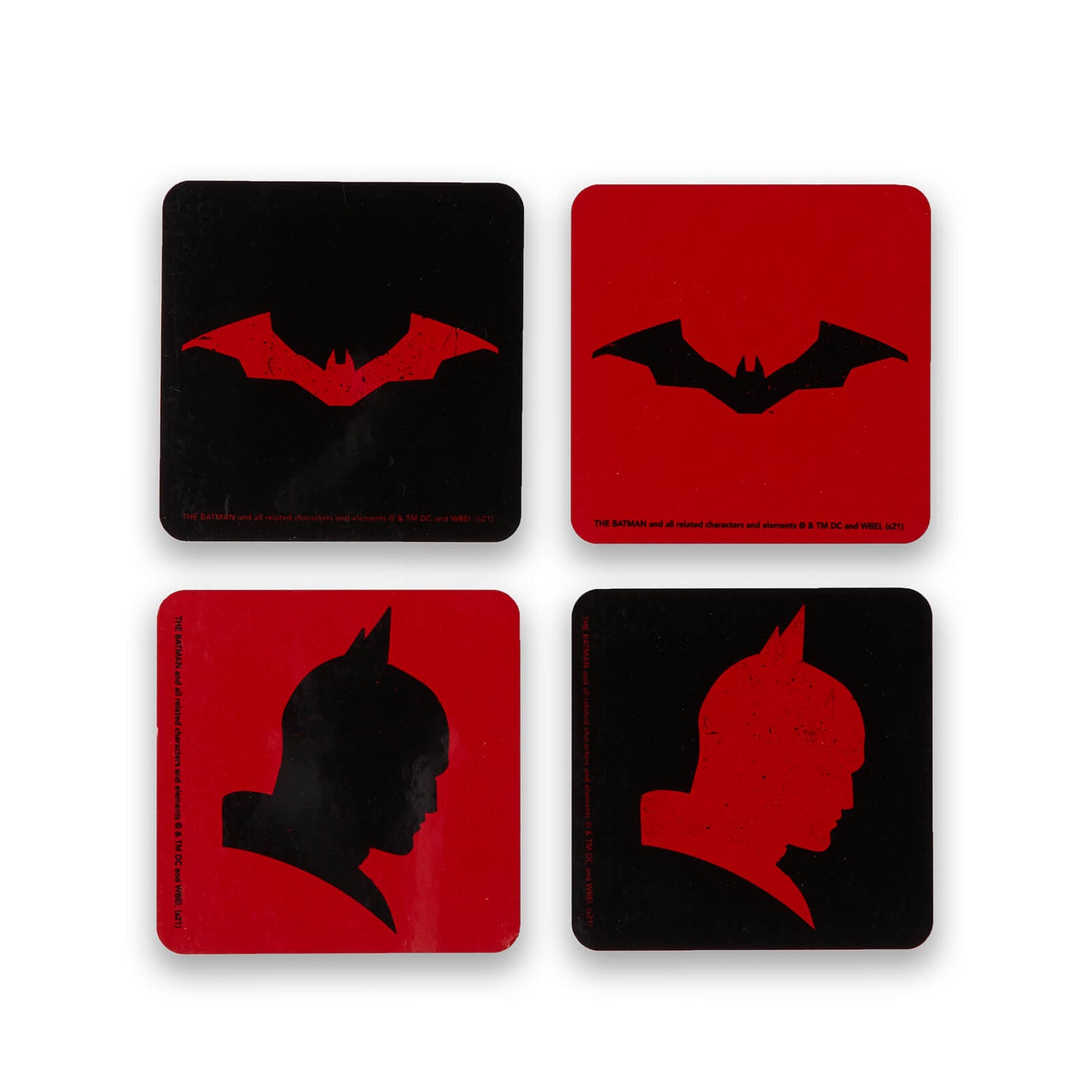 The Batman Silhouette Coaster Set