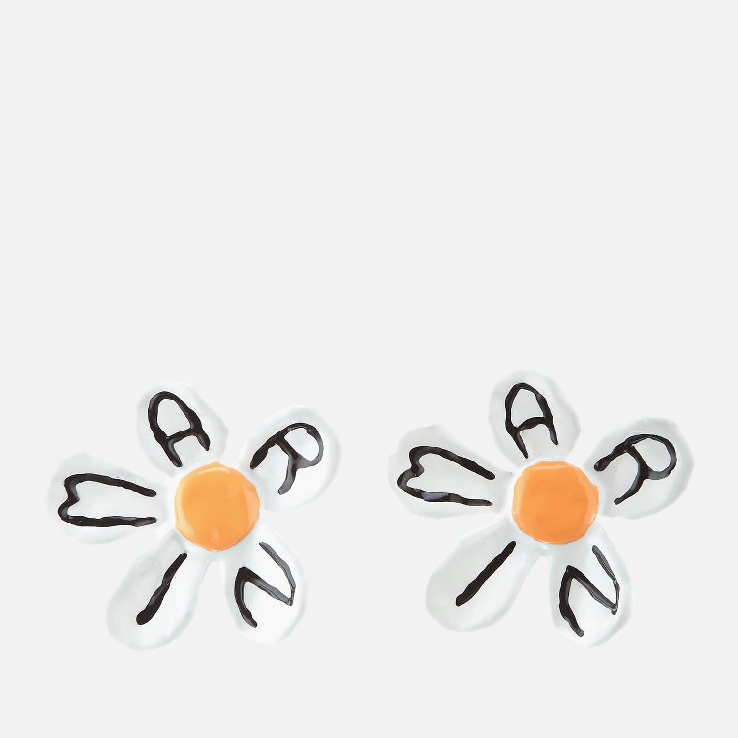 Marni Women's Flower Earrings - Lily White