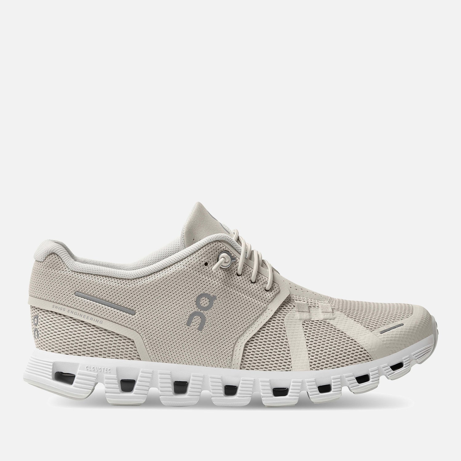 ON Women's Cloud 5 Running Trainers - Pearl/White - UK 3