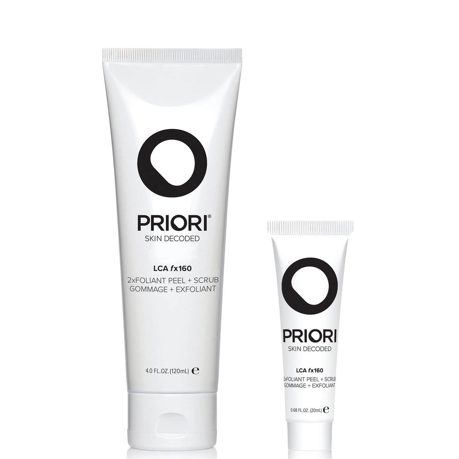 PRIORI Skincare 2Xfoliant Peel Duo