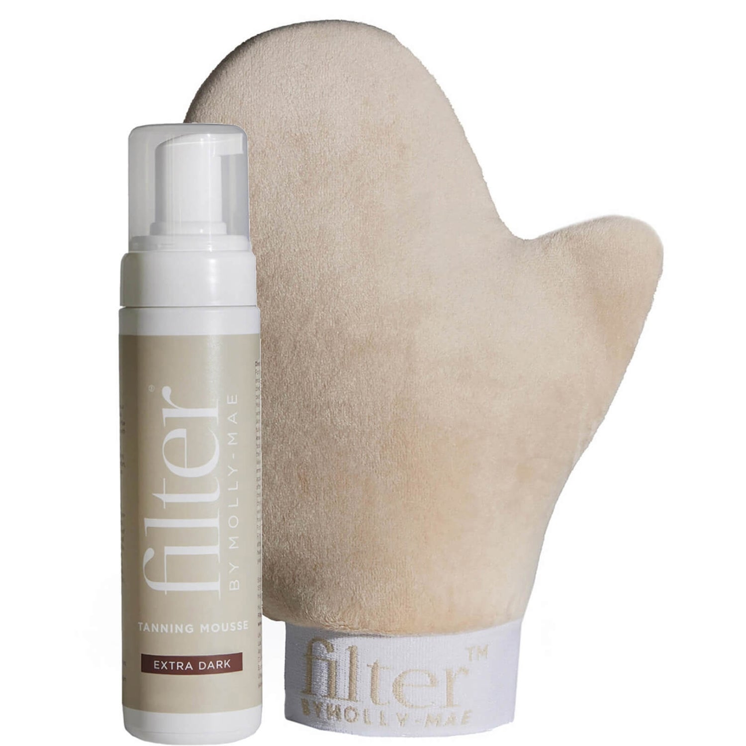 Filter by Molly-Mae Tanning Mousse & Mitt – Extra Dark