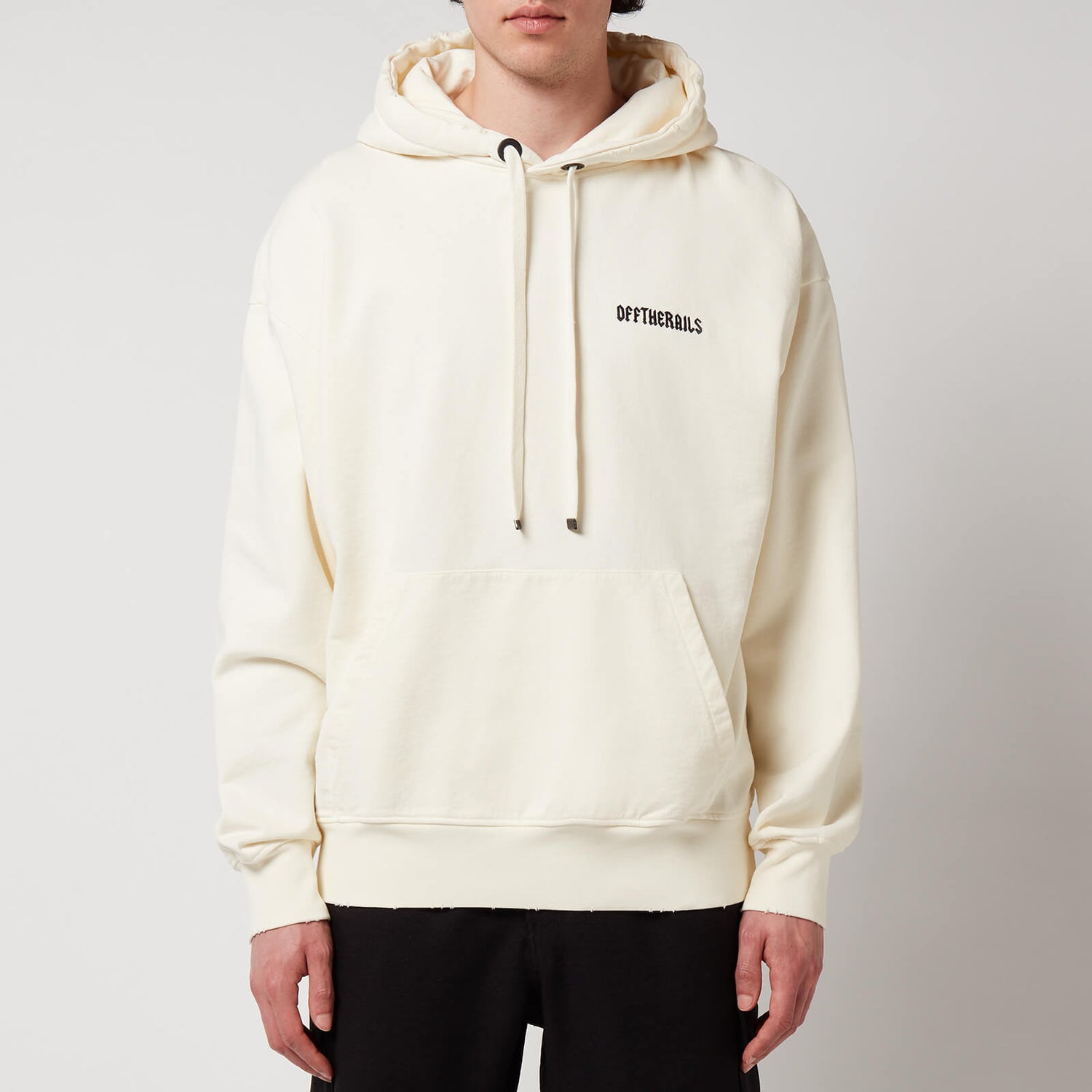 Off The Rails Men's Snaked Hoodie - White - S