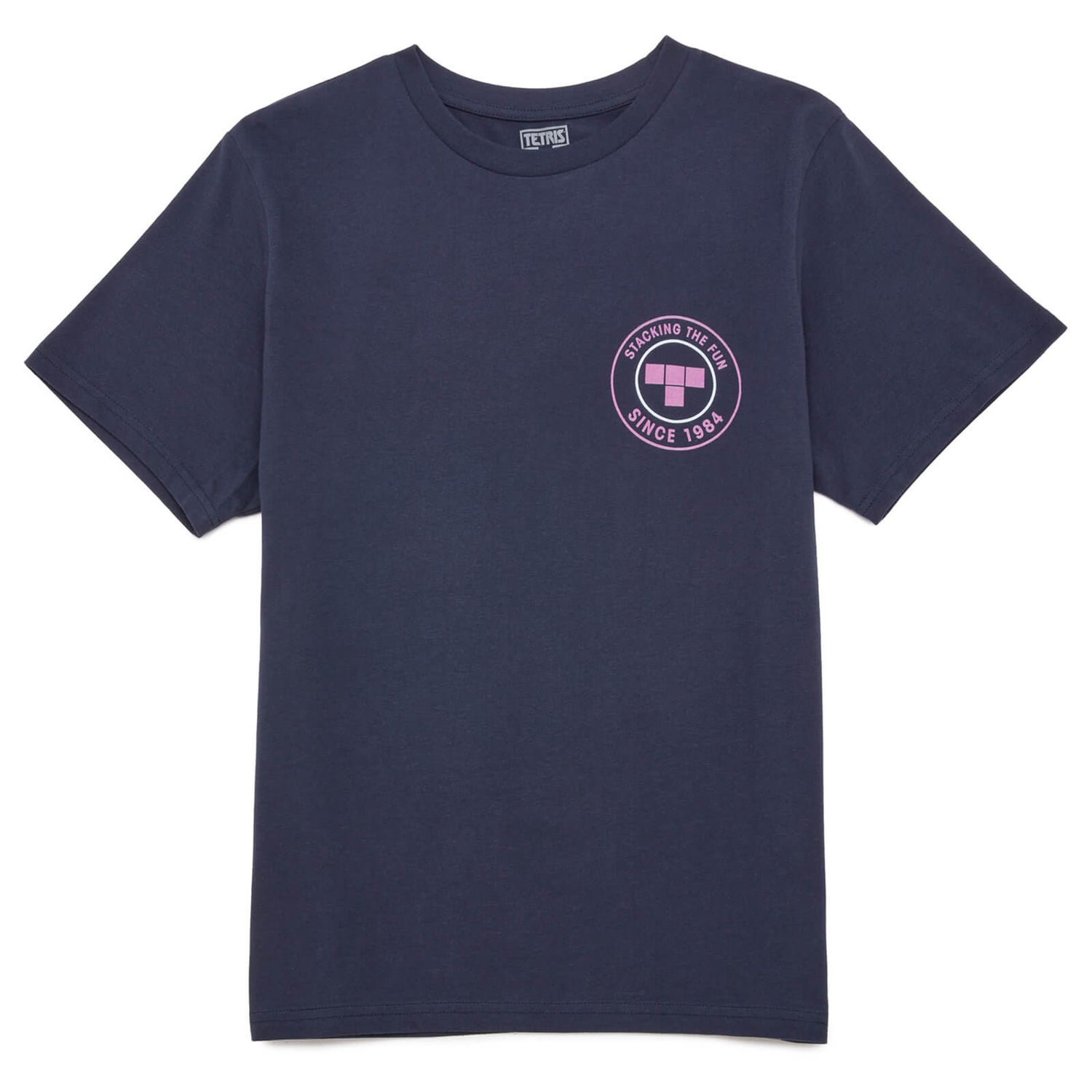 Tetris&trade; Stacking The Fun Unisex T-Shirt - Navy