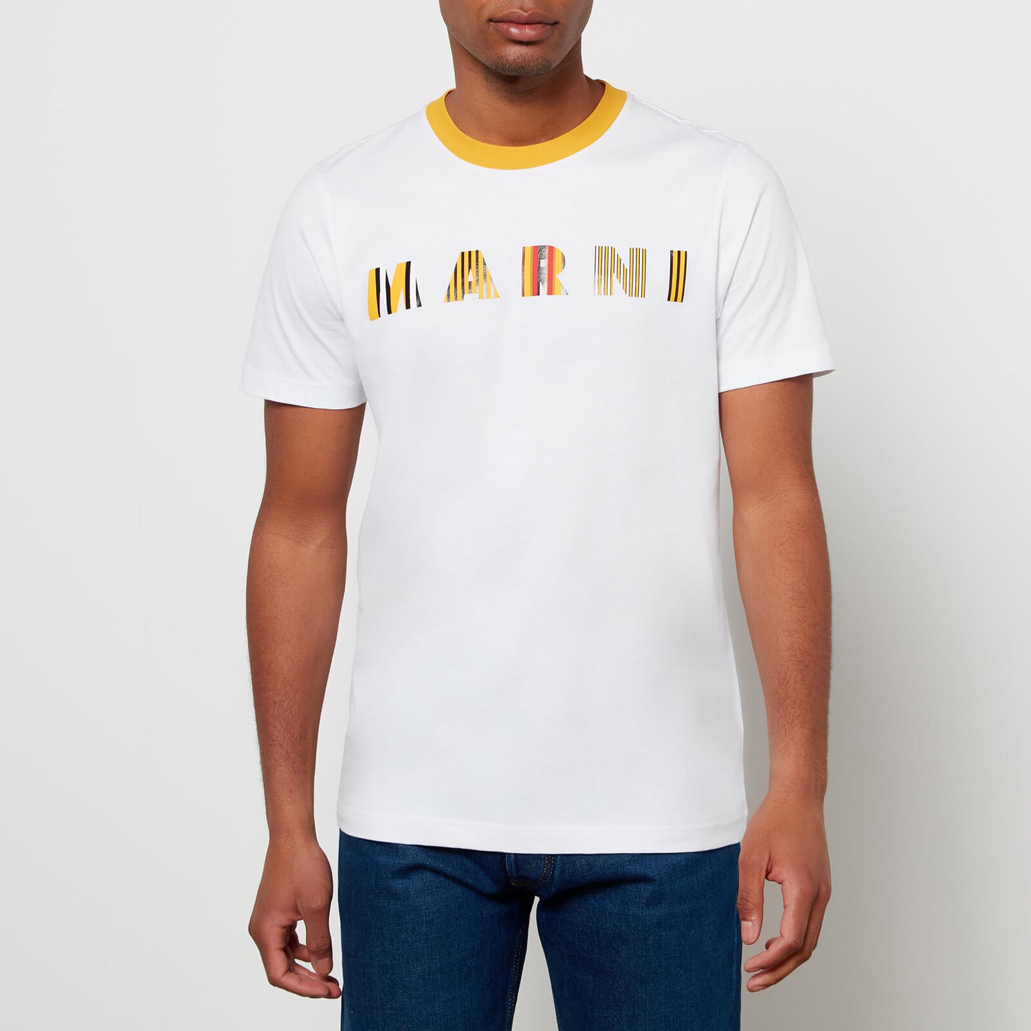 Marni Men's Organic Logo T-Shirt - White - IT 50/L