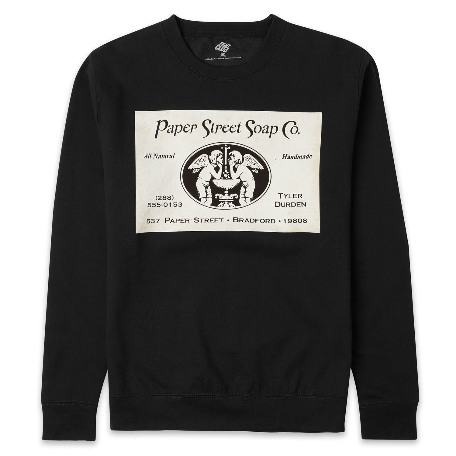 Paper Street Soap Company Sweatshirt S-XXL Officially Licensed Fight Club 