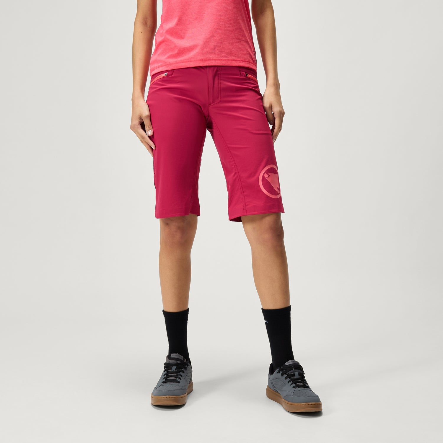 Women's SingleTrack Lite Short - Berry - XL (Short Fit)