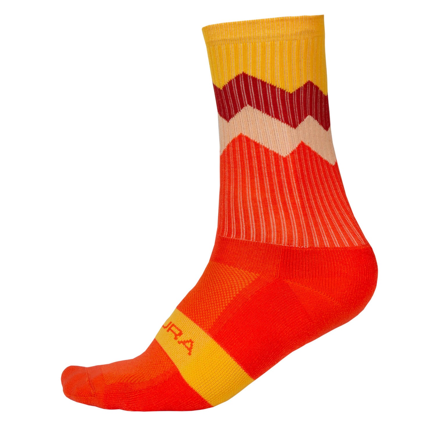 Jagged Sock - Paprika - S-M