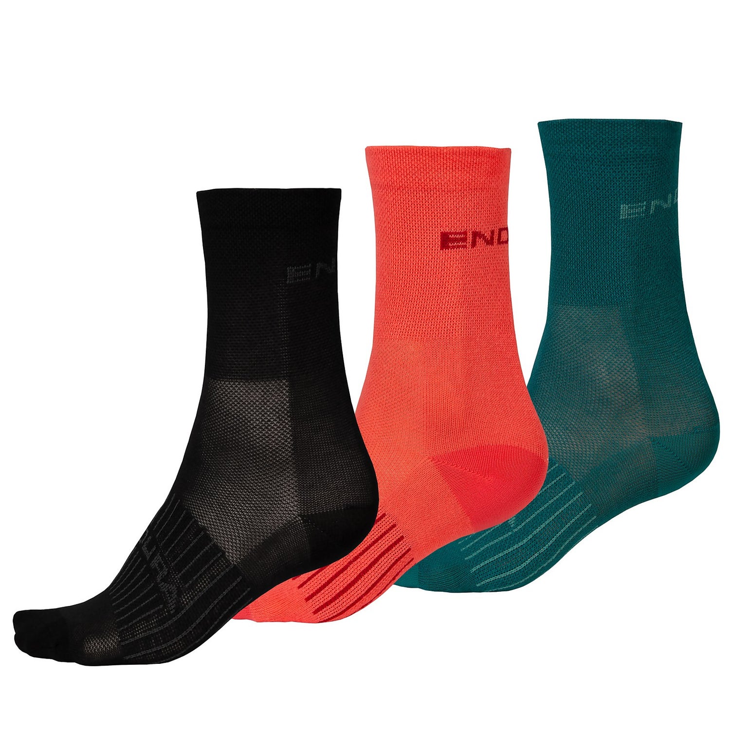 Women's Coolmax® Race Sock (Triple Pack) - Black - One Size