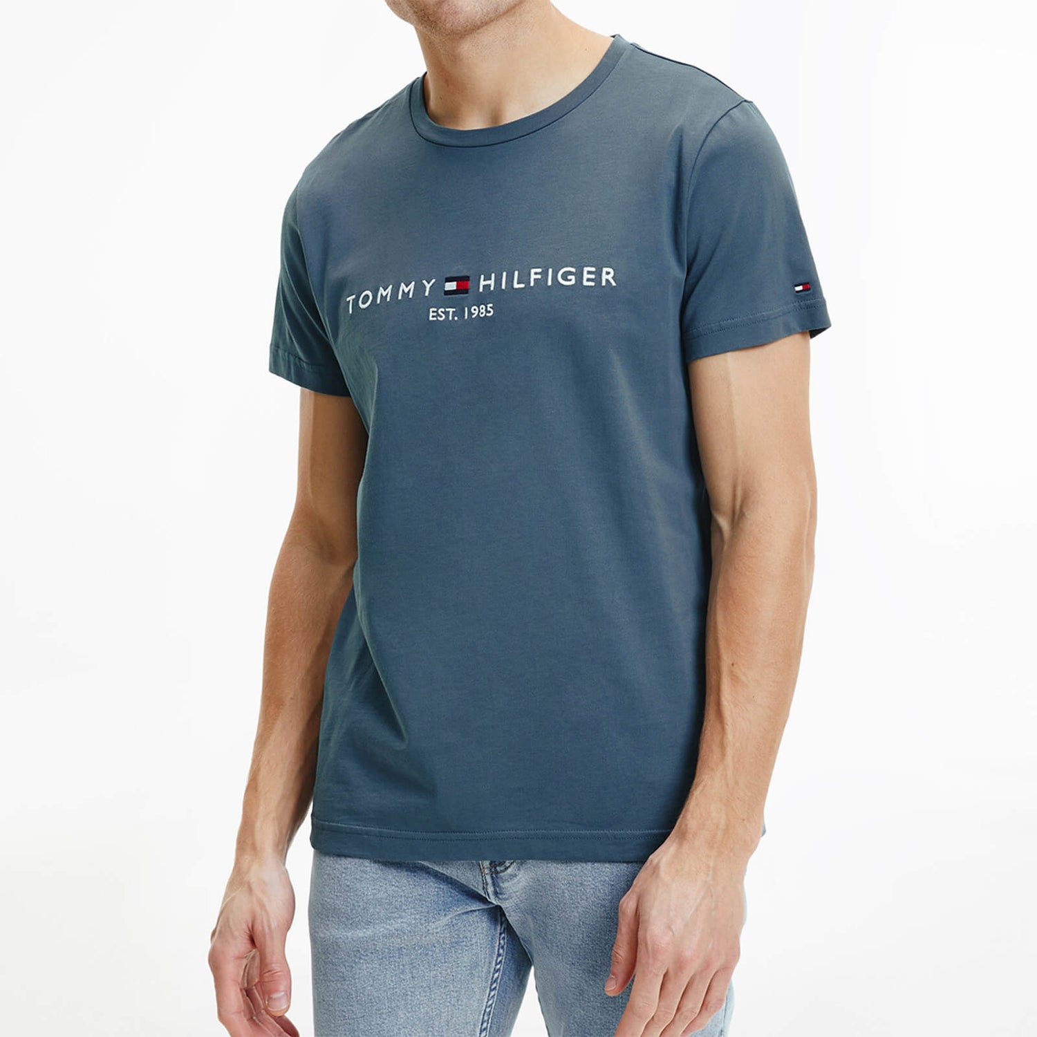 Tommy Hilfiger Men's Tommy Logo T-Shirt - Slate