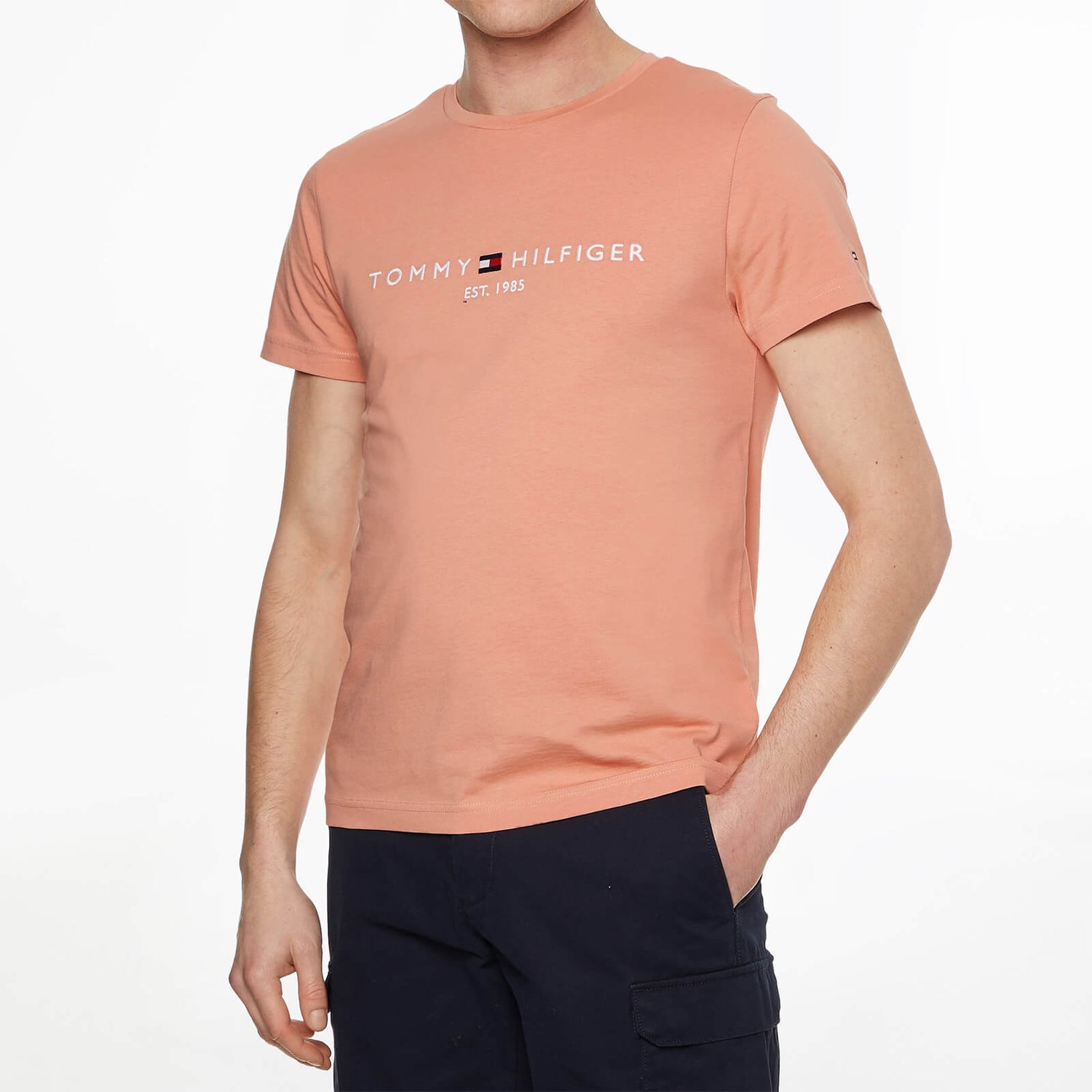 Tommy Hilfiger Men's Tommy Logo T-Shirt - Light Pink