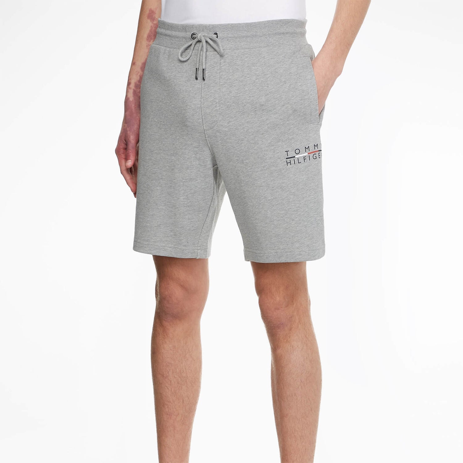 Tommy Hilfiger Men's Square Logo Sweatshorts - Grey