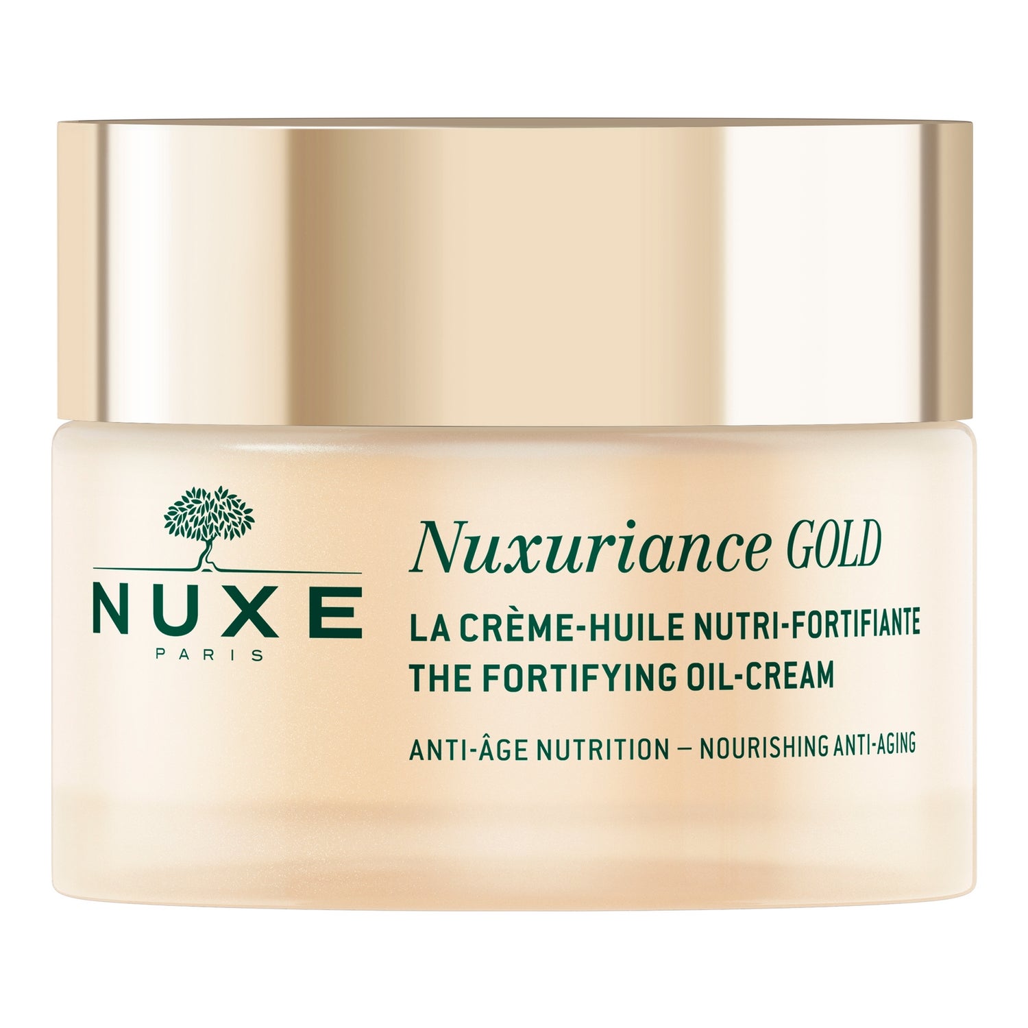 Crema-Aceite Nutri-Fortificante, Nuxuriance Gold 50 ml