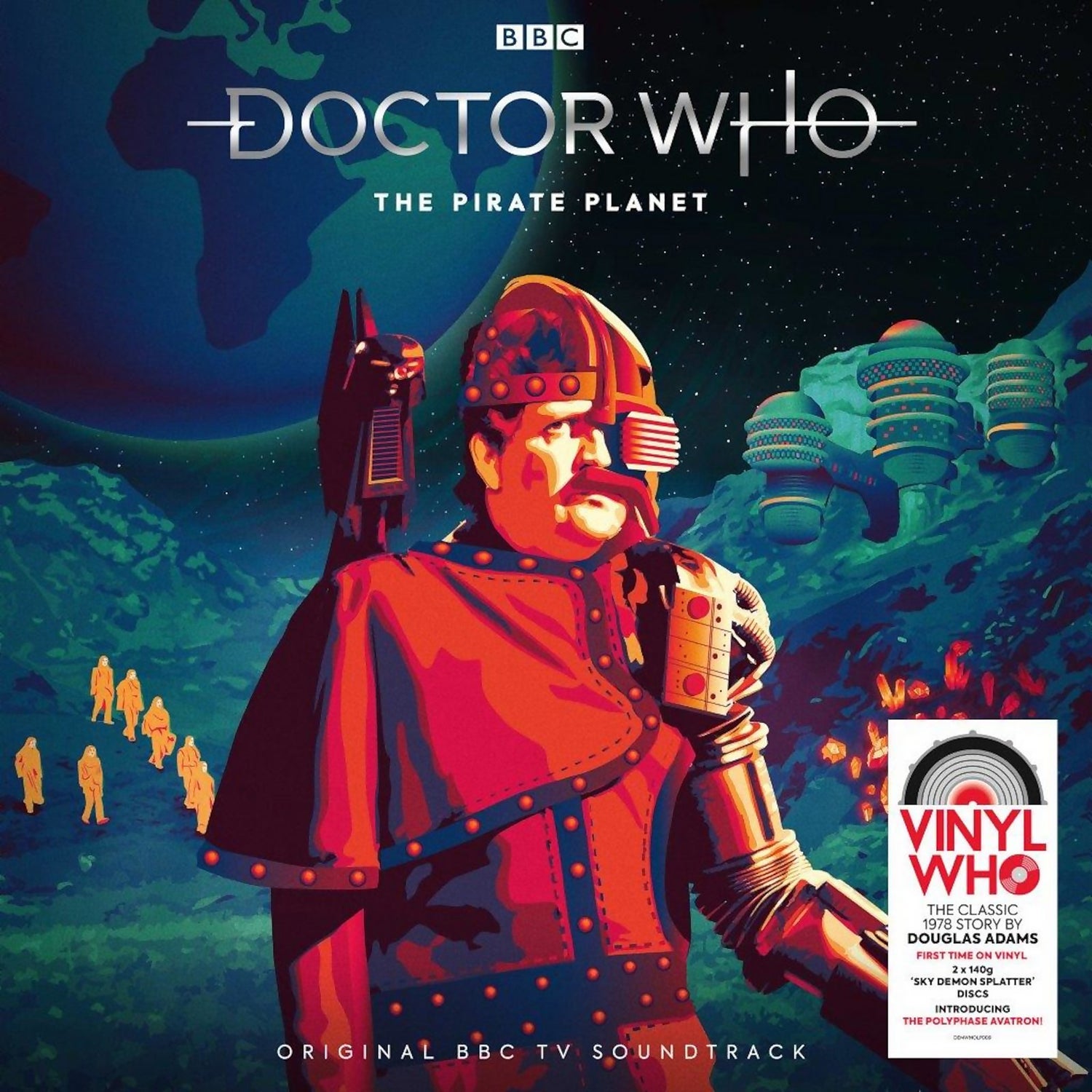 Doctor Who - The Pirate Planet (Sky Demon Splatter Vinyl) Vinyl 2LP