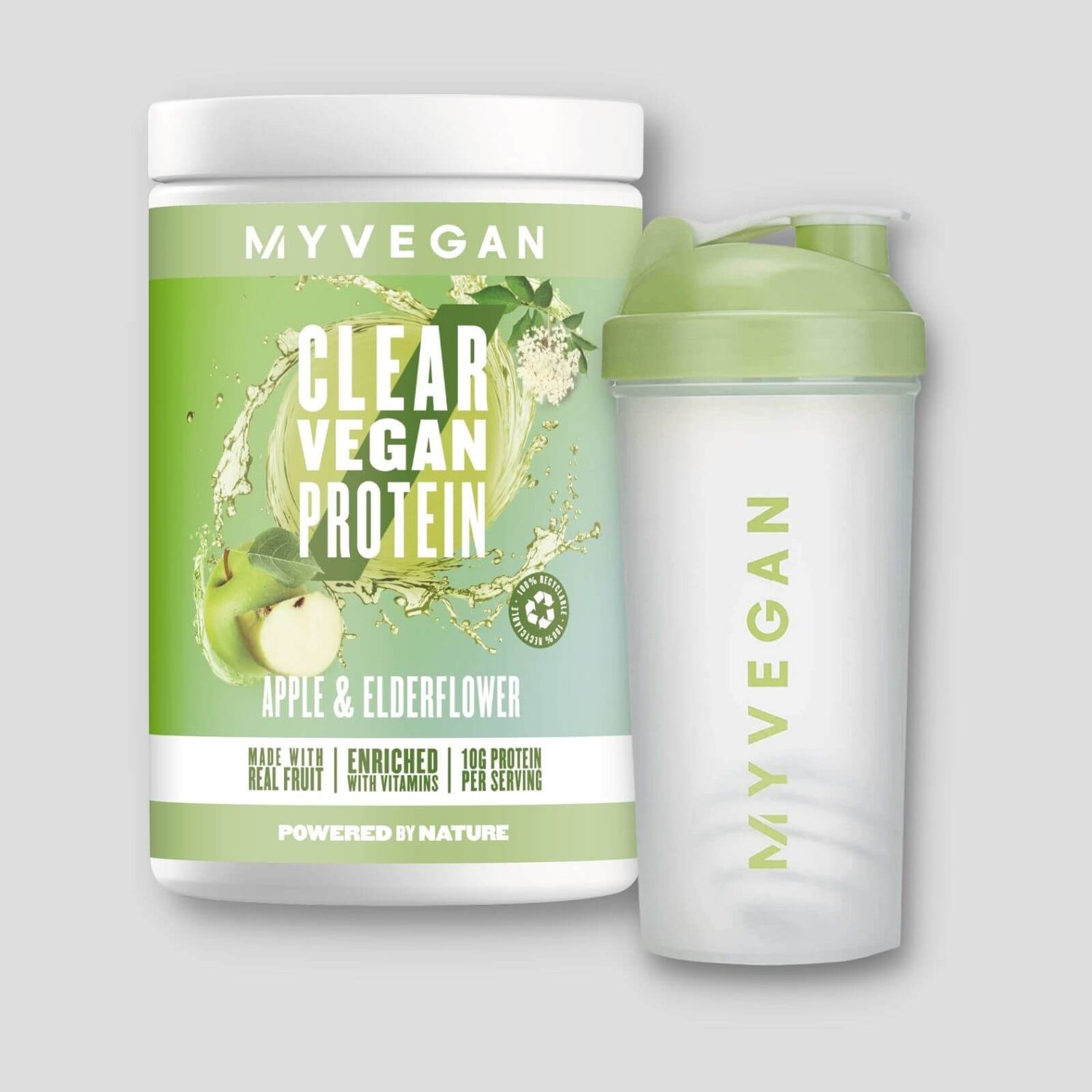 Clear Vegan Protein - osnovni paket - Apple & Elderflower