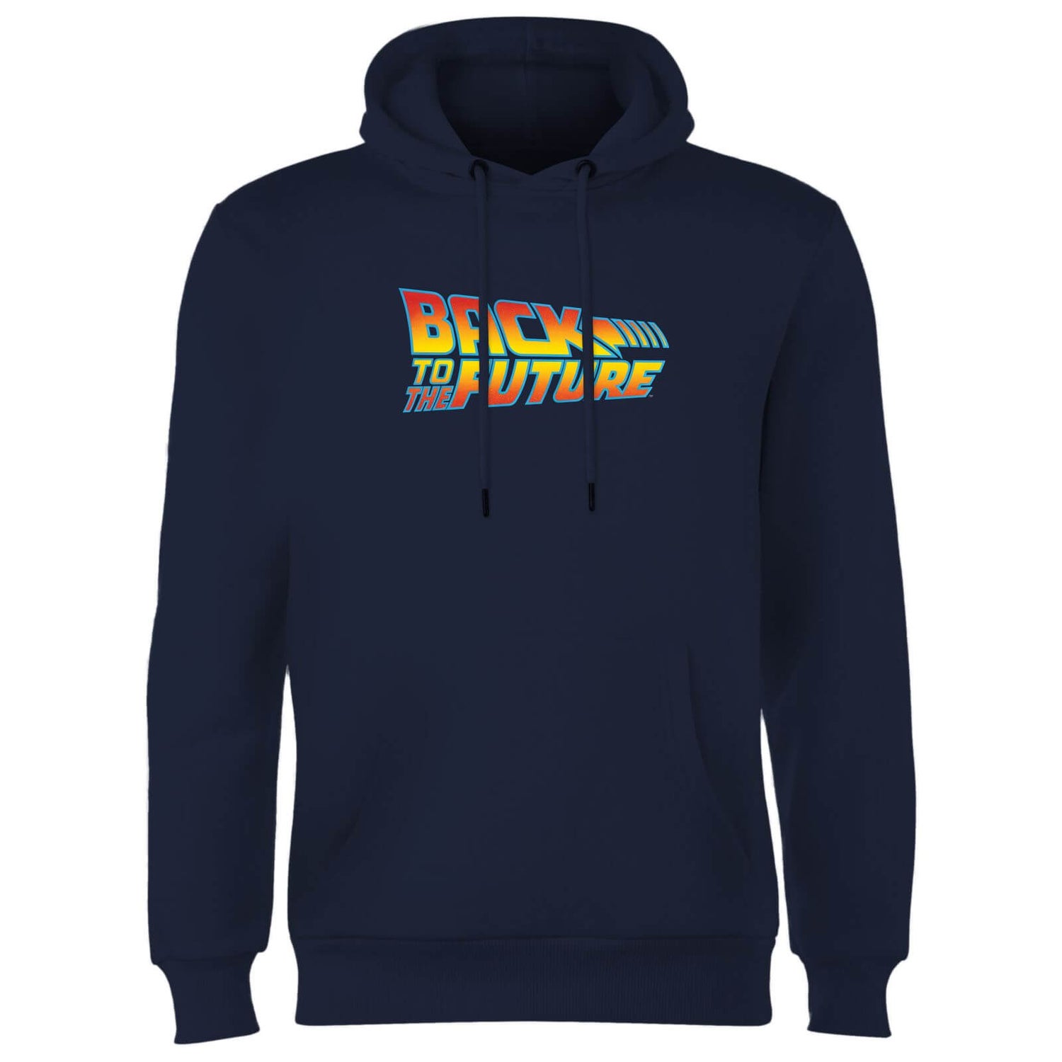 Back to the future Classic Logo Hoodie - Navy