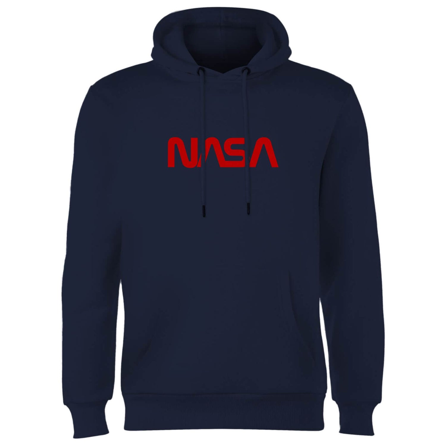 NASA Worm Logotype Hoodie - Navy