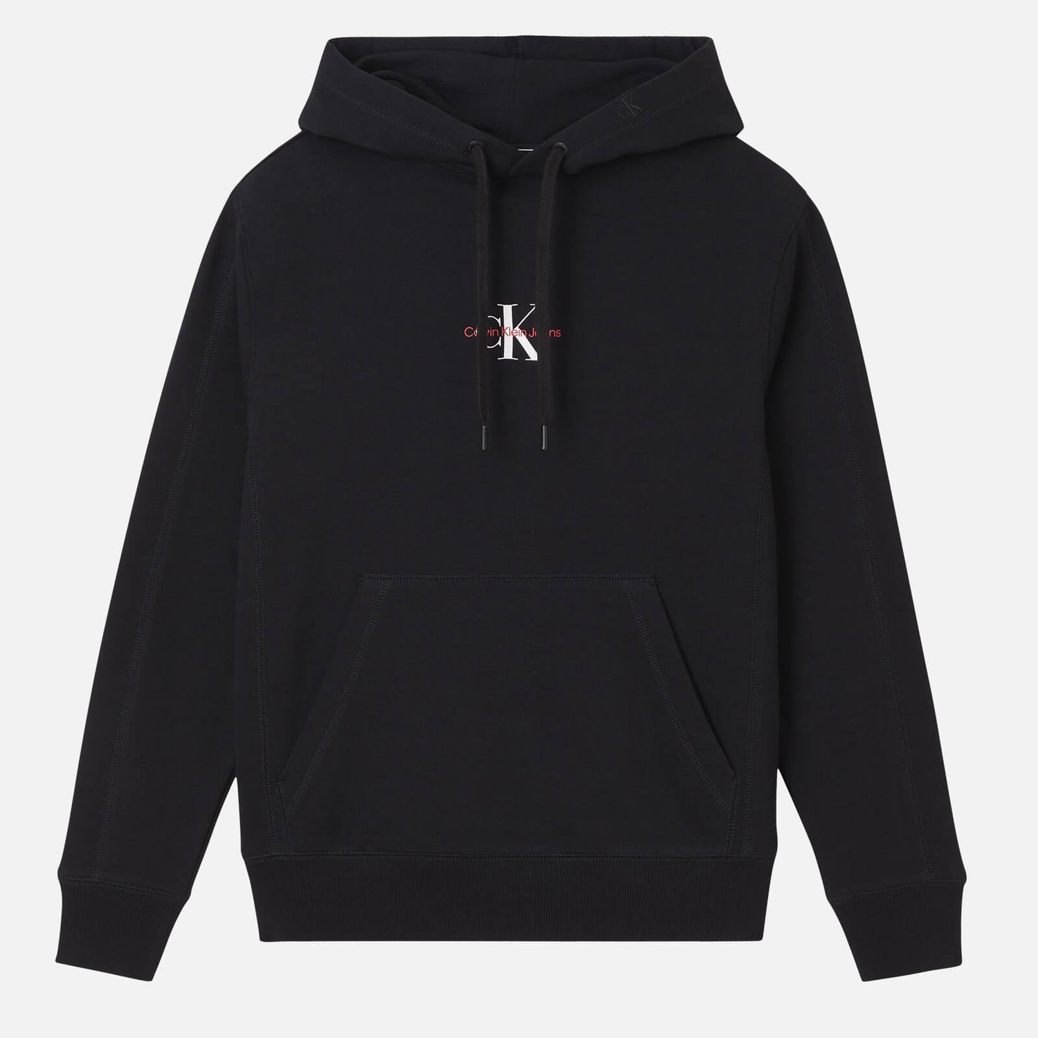 Calvin Klein Jeans Men's Monogram Logo Hoodie - Black - XXL