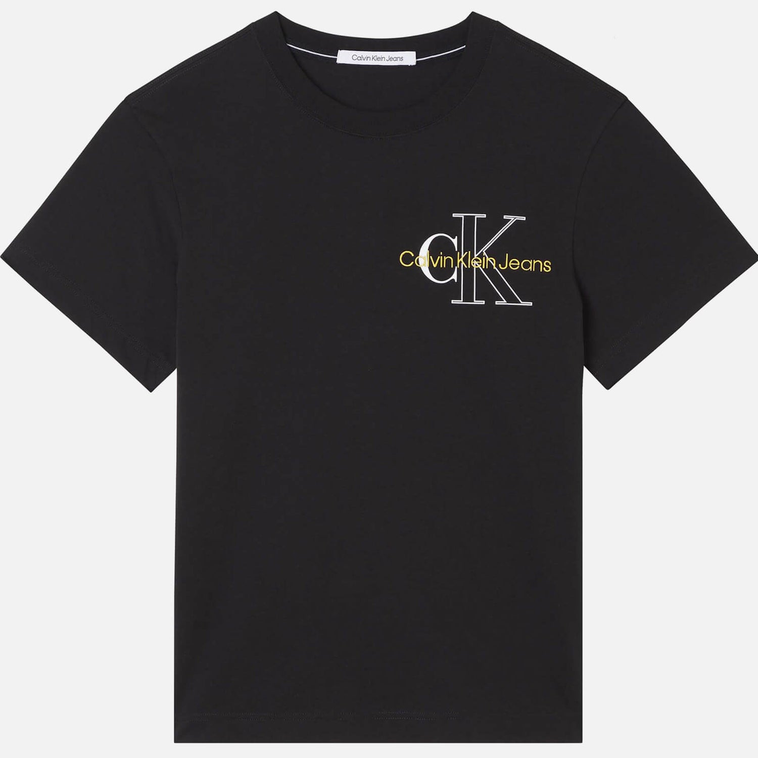 Calvin Klein Jeans Plus Cotton Two Tone Monogram T-Shirt