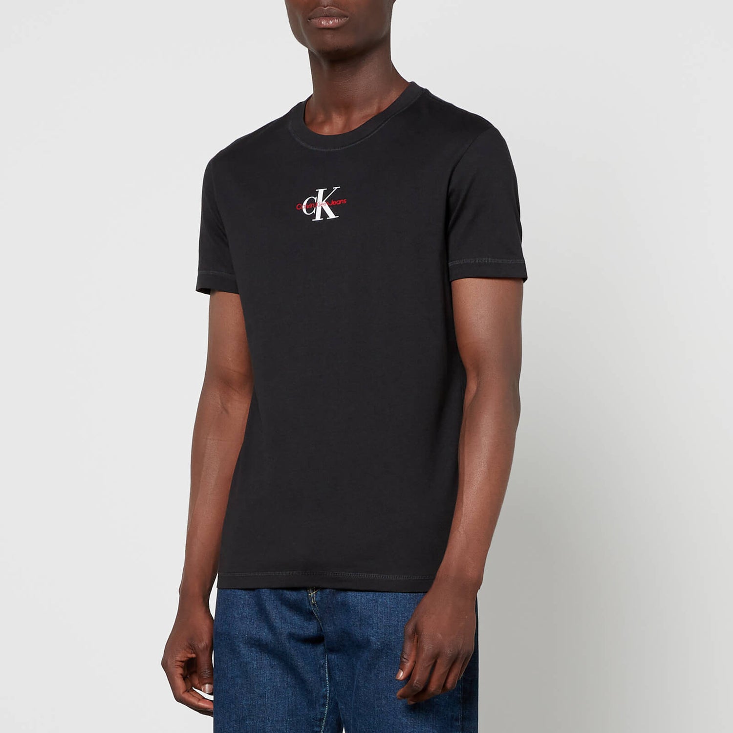 Calvin Klein Monogram Logo Jersey T-shirt - S