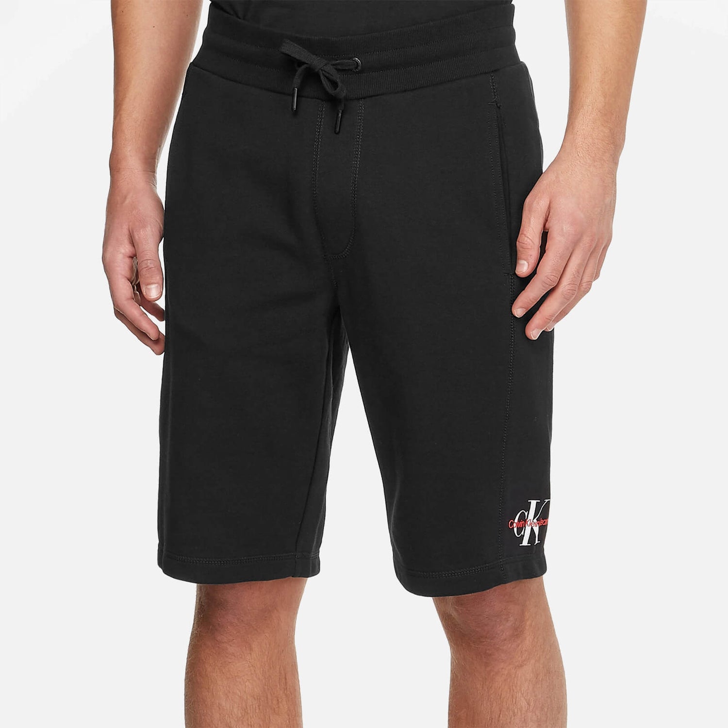 Calvin Klein Jeans Men's Monogram Logo Shorts - Black - S