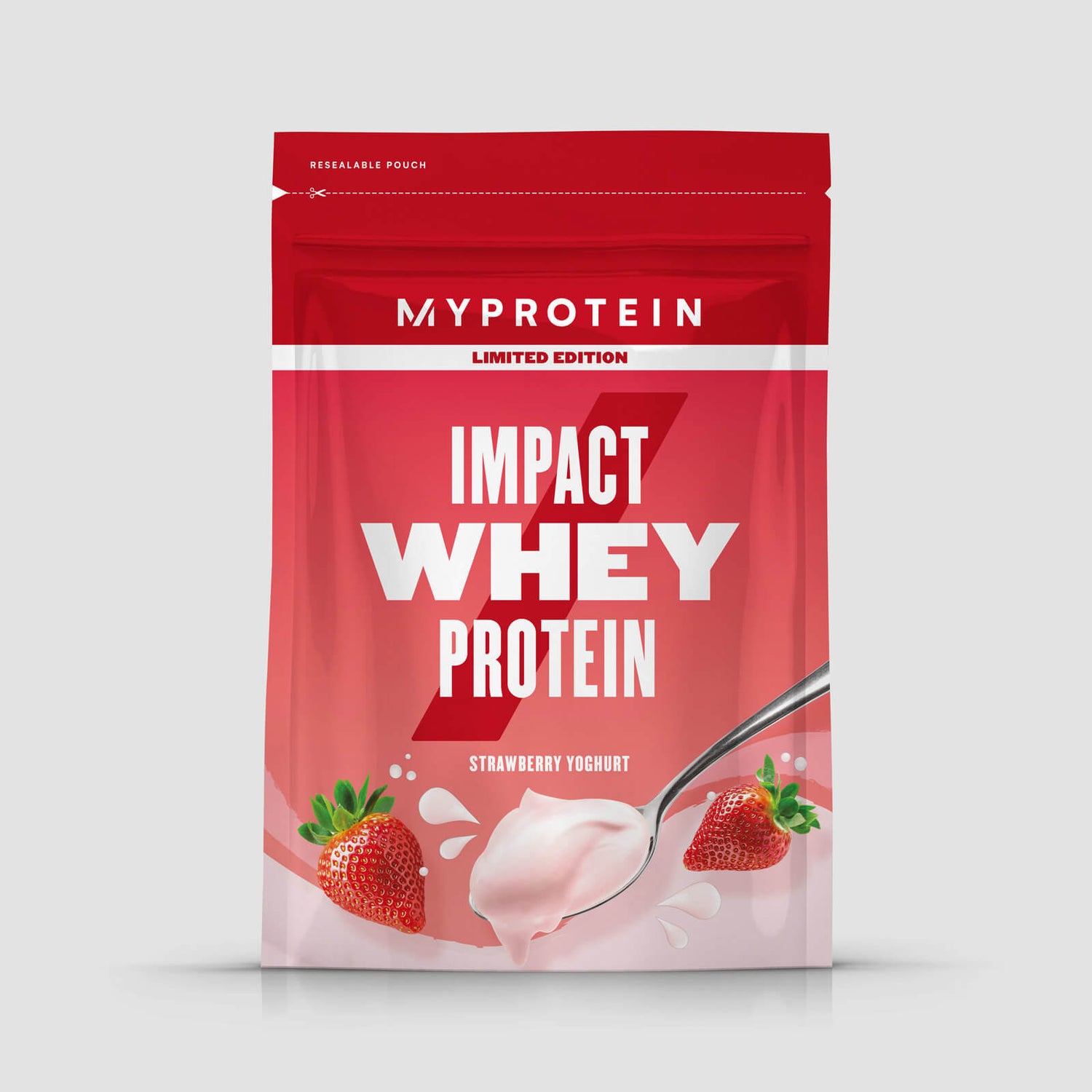 Myprotein Impact Whey Protein, Strawberry Yoghurt, 1kg