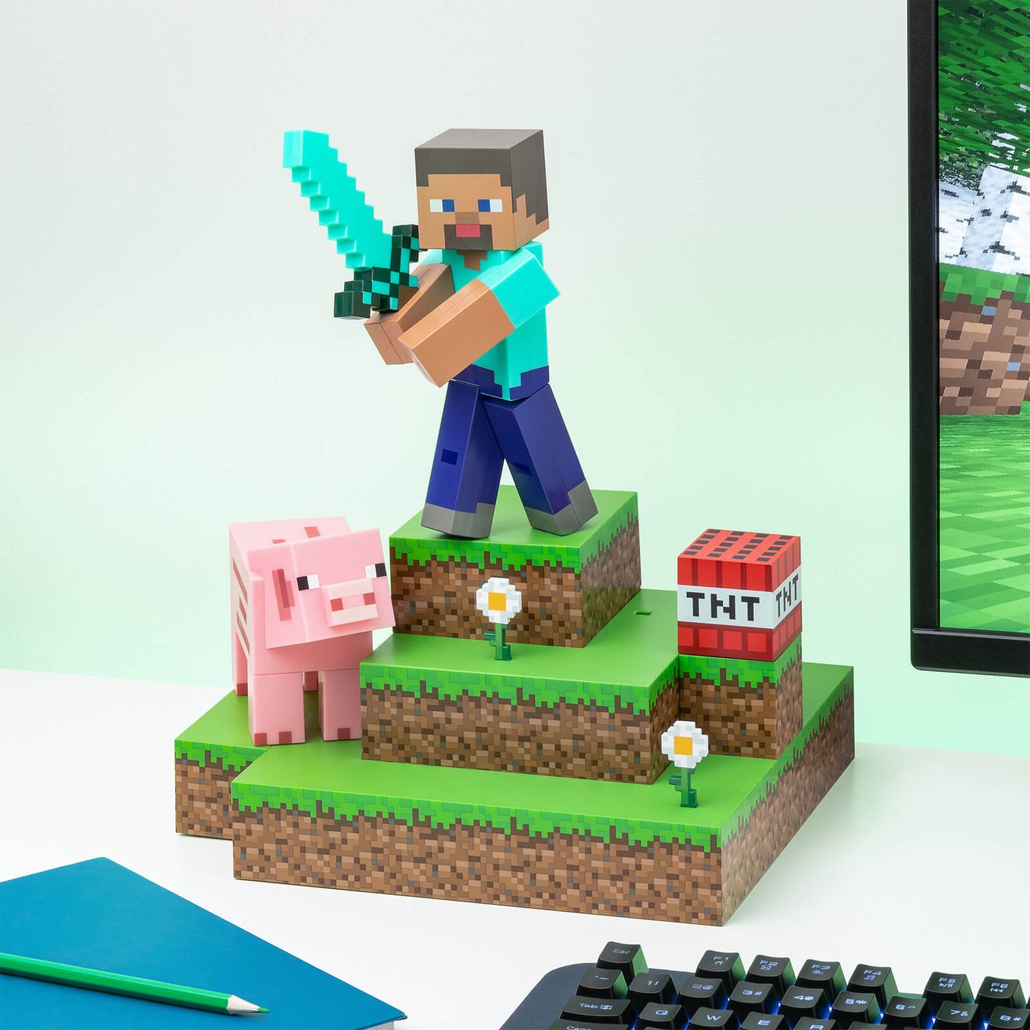 Lampe Diorama Minecraft - 30 cm