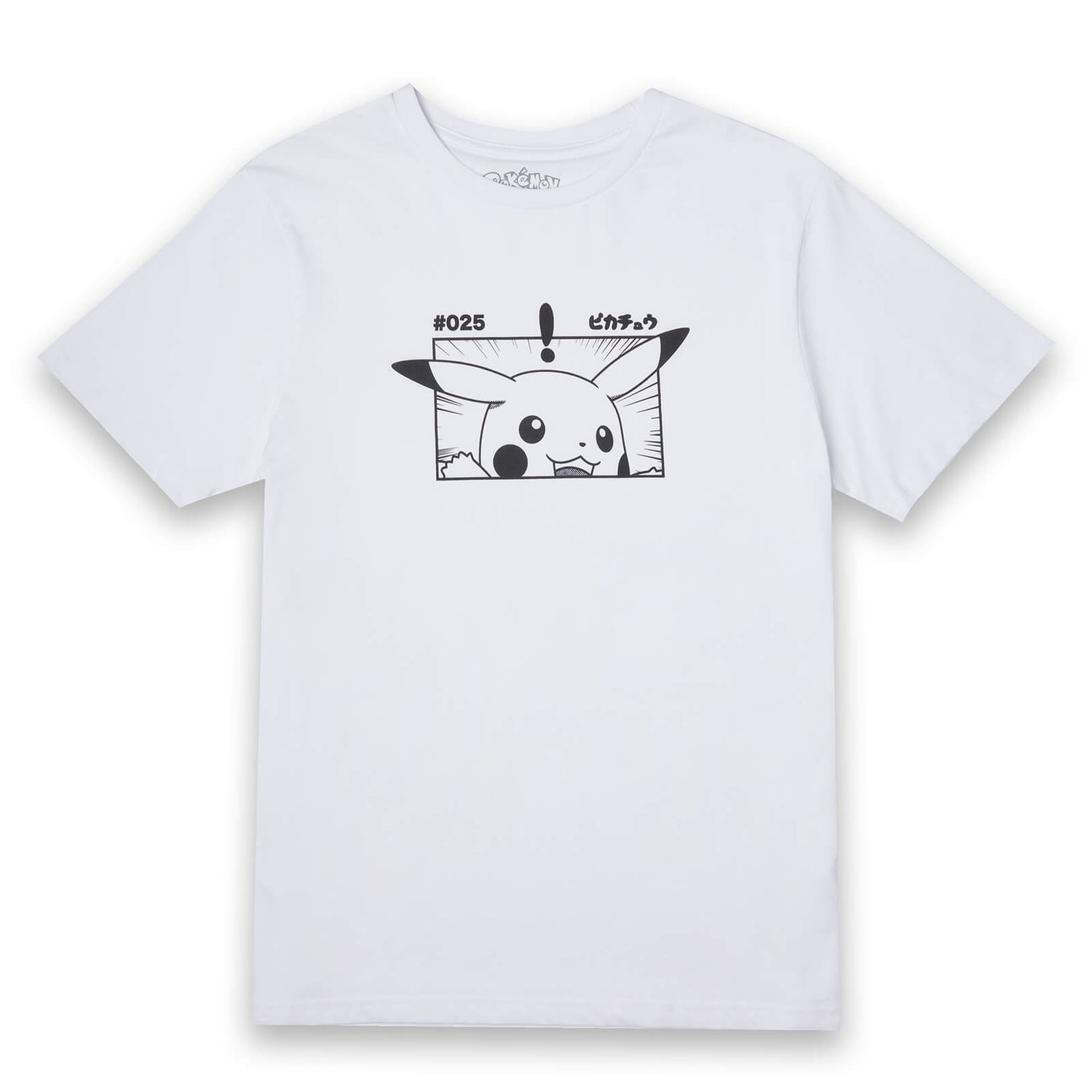 T-Shirt Pokémon Pikachu Unisexe - Blanc