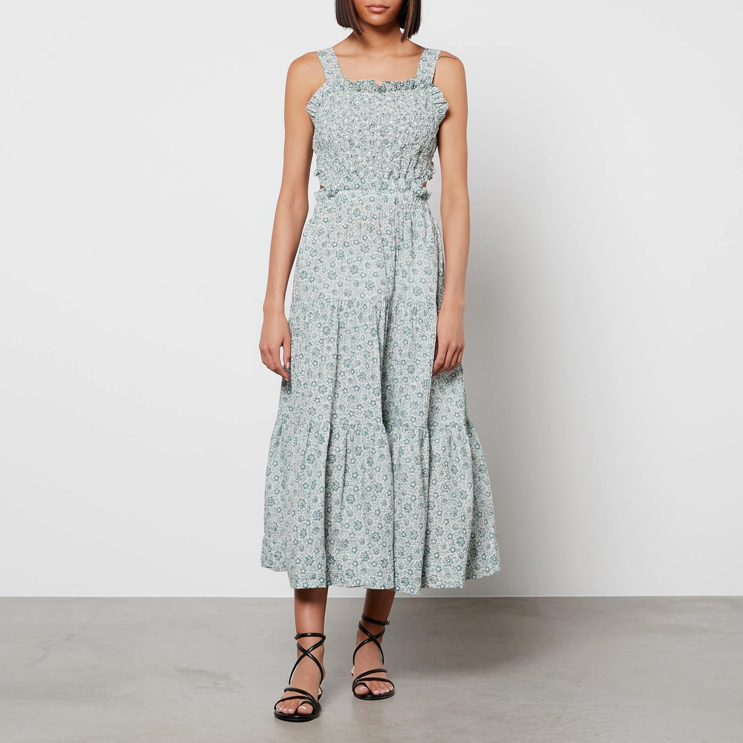 Sea New York Women's Ida Print Apron Dress - Apple - XS