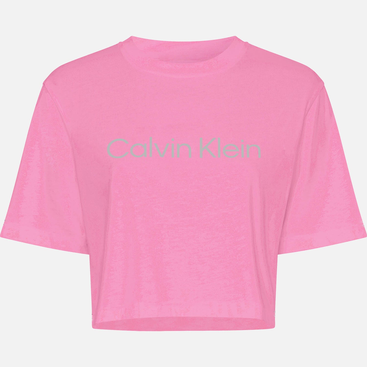 Calvin Klein Performance Women's Ss Cropped T-Shirt - Rosebloom