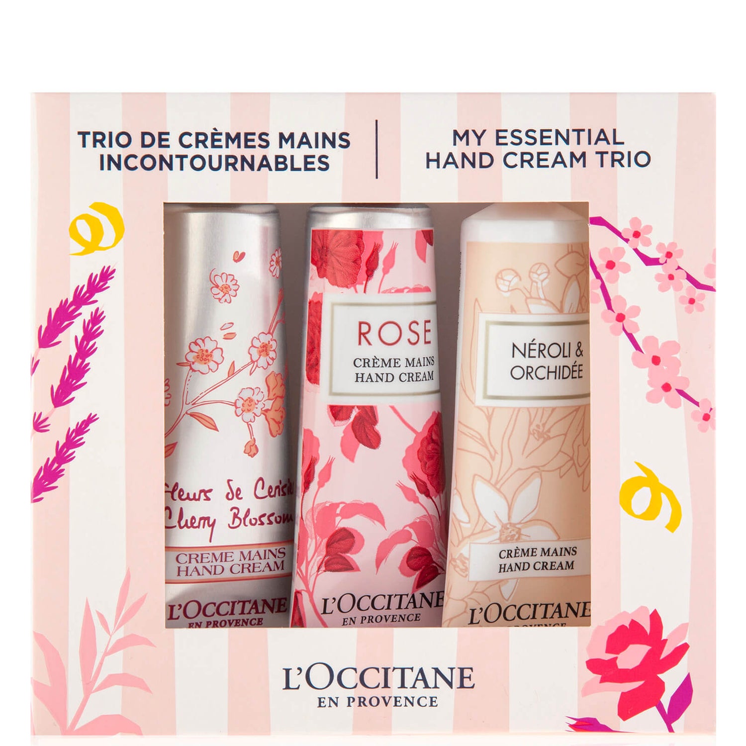 L'Occitane Floral Hand Cream Trio