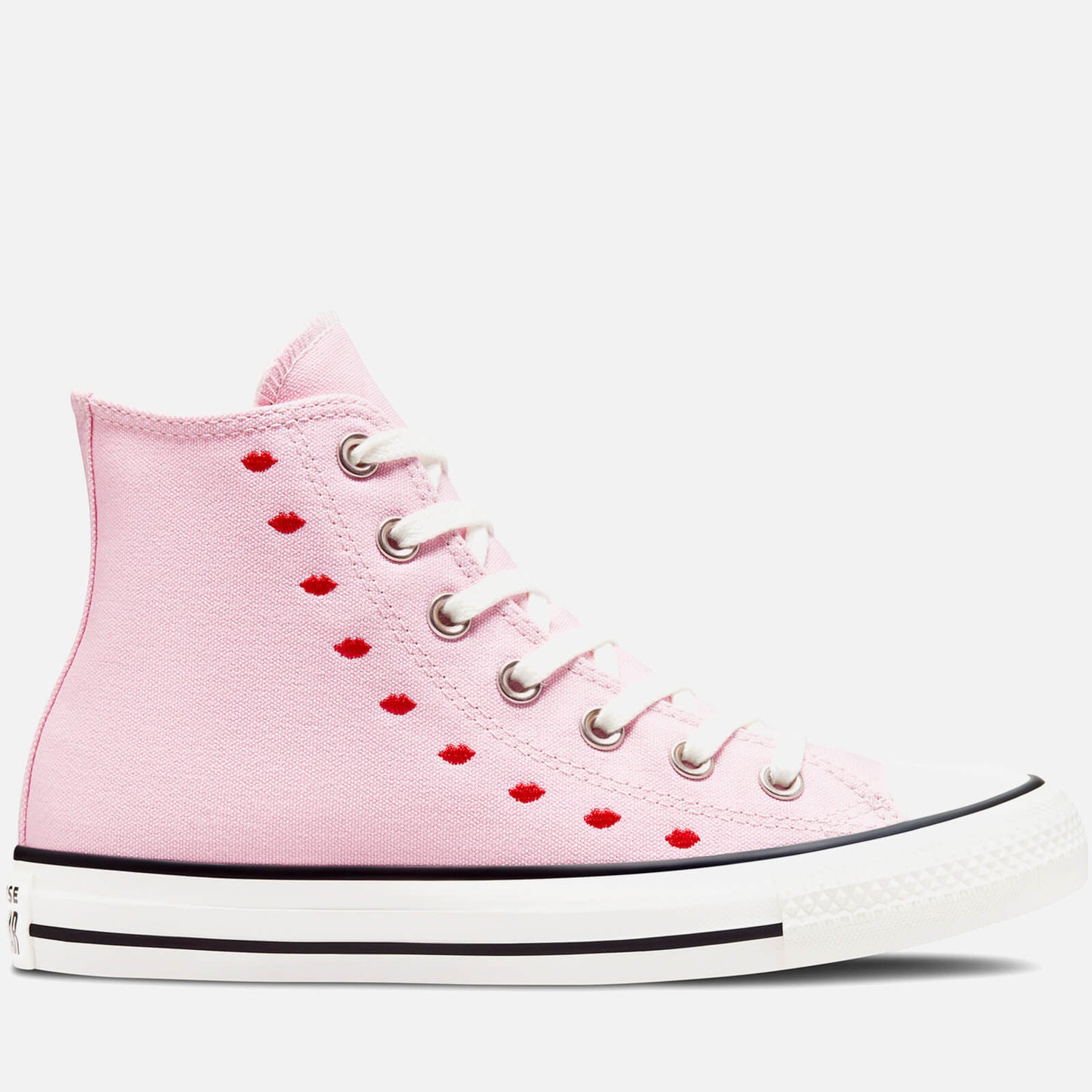 Converse Women's Chuck Taylor All Star Crafted With Love Hi-Top Trainers -  Cherry Blossom/White 