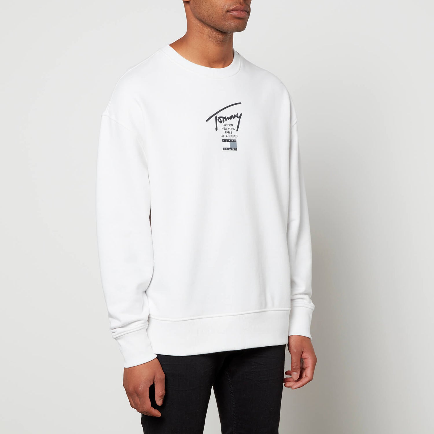 Tommy Jeans Men's Modern Essential Crew Sweatshirt - White - S